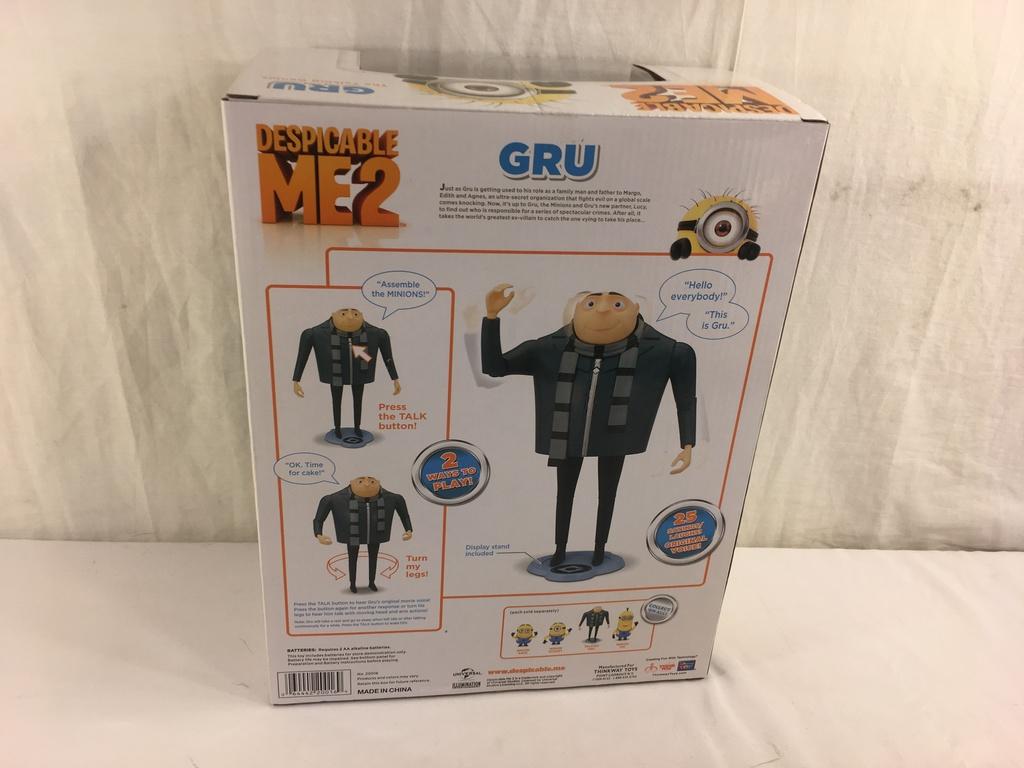 NIB Collector Despicable Me 2 No.20016 GRU The Talking Genius Figure 13x10" Tall Box