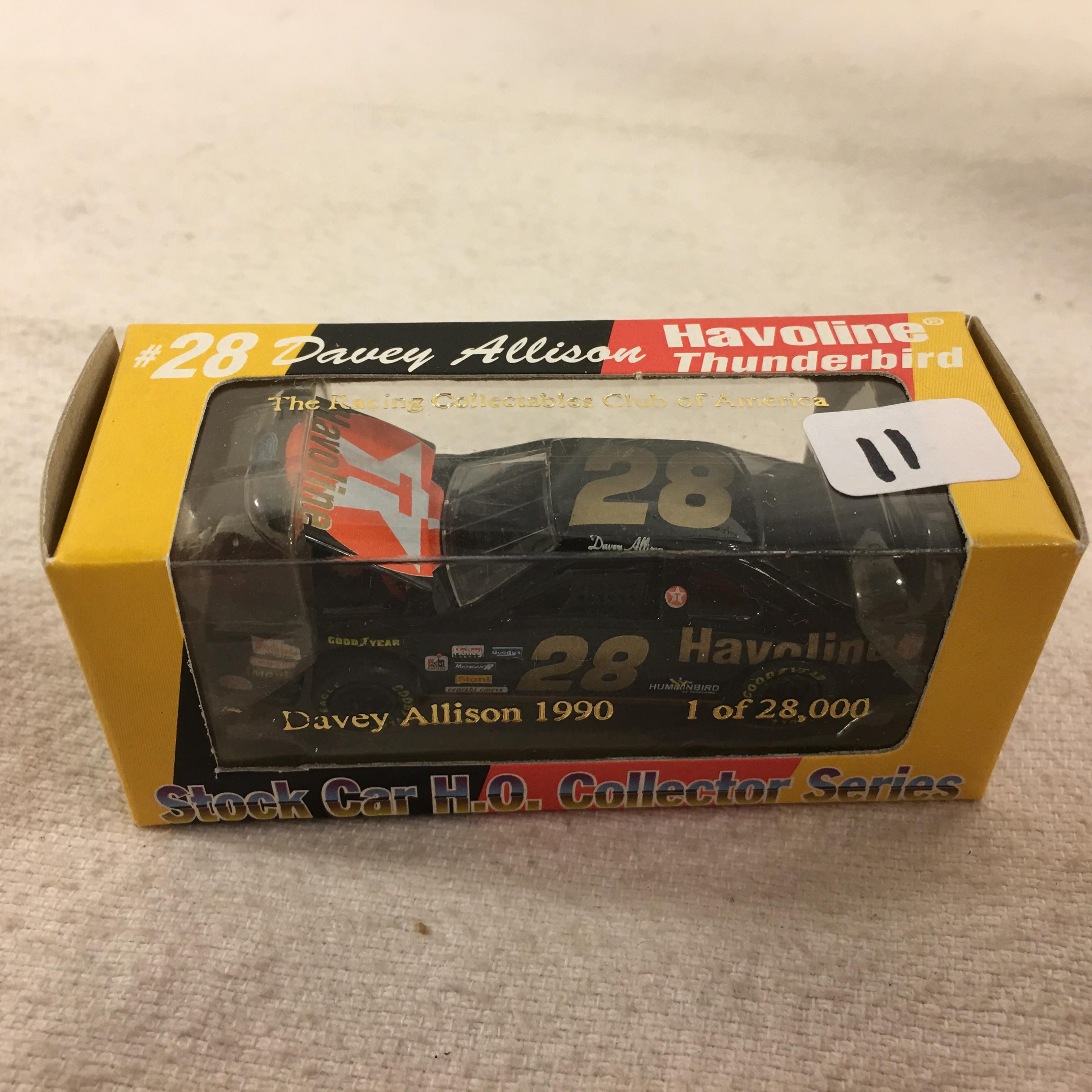 NIP Nascar Racing Collectables Club Of America Stock Car H.O. Scale Series #28 Davey Allison Car