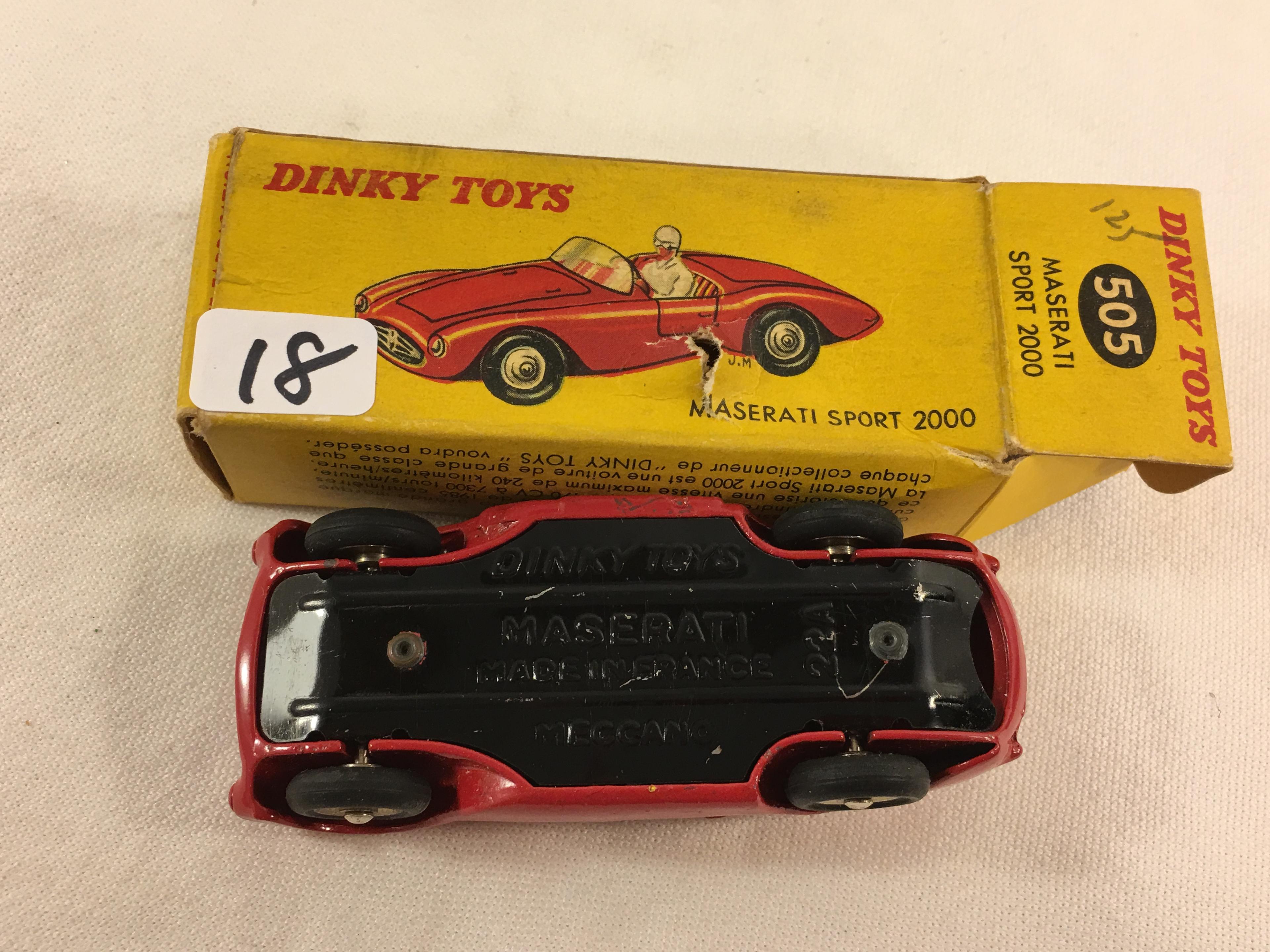 Collector Vintage Dinky Toys No.505 Maserati Sport 2000  Made in England By meccano Ltd. W/Box