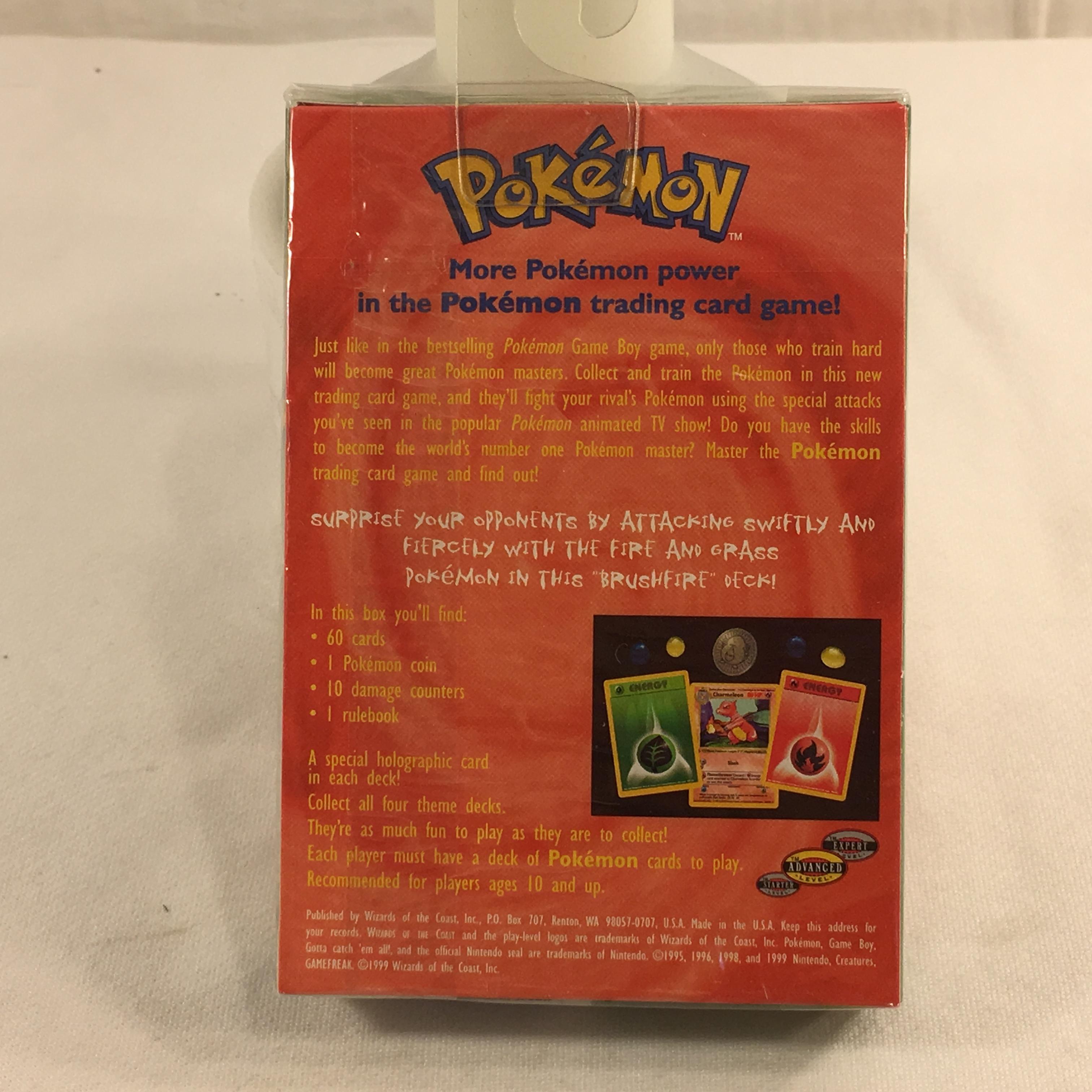 Collector Sealed in Plastic Pokemon Advance Level Brusheire Theme Deck Trading Card Game