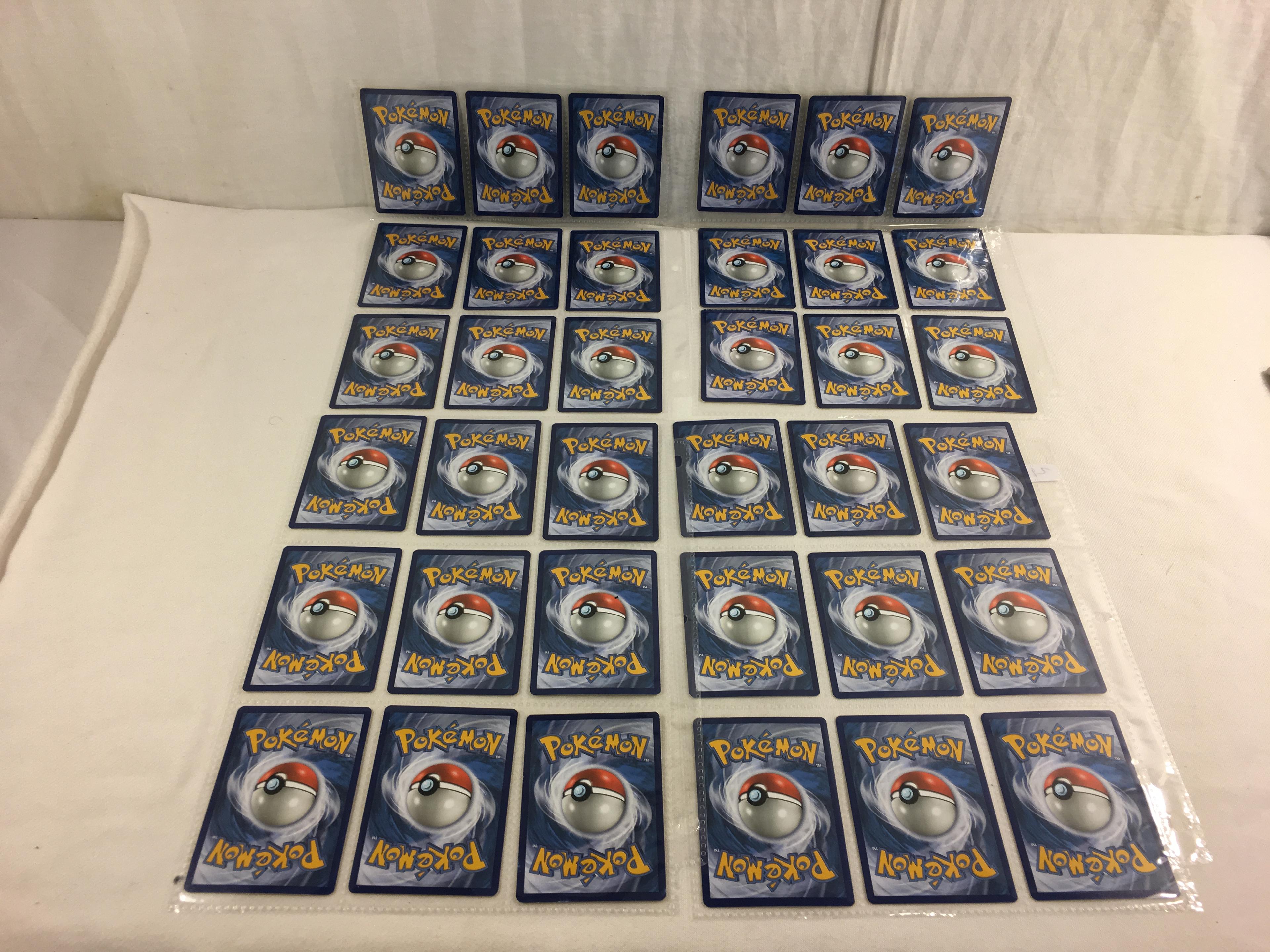 Collector Loose Pokemon Card 4- Sheets of 36 Cards - See Pictures