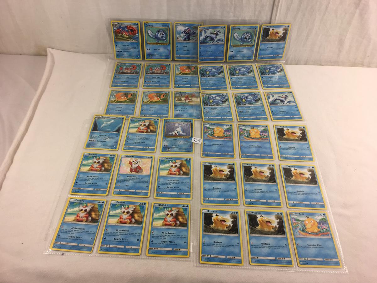 Collector Loose Pokemon Card 4- Sheets of 36 Cards - See Pictures