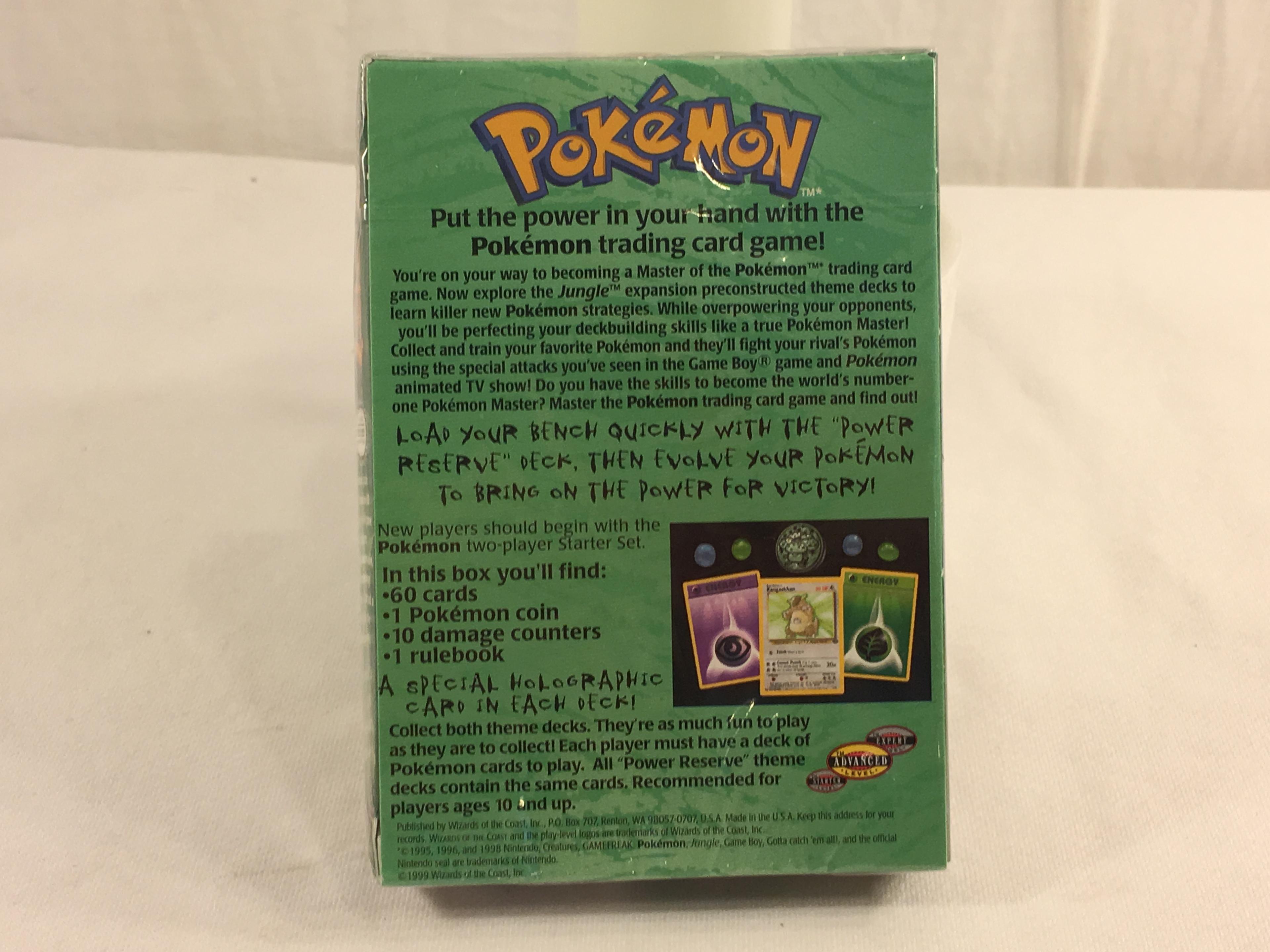 Collector Sealed in Plastic Pokemon The Advanced Level Power Reserve Jungle Theme Deck