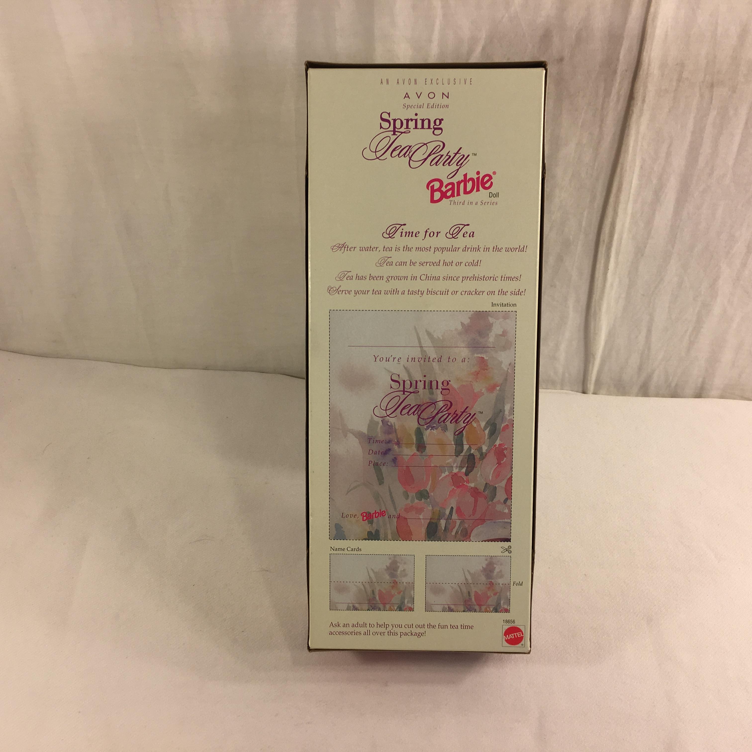 Collector Barbie Mattel Avon Special Edition Spring Petals Barbie 2nd in a Series 12.5"Tall Box
