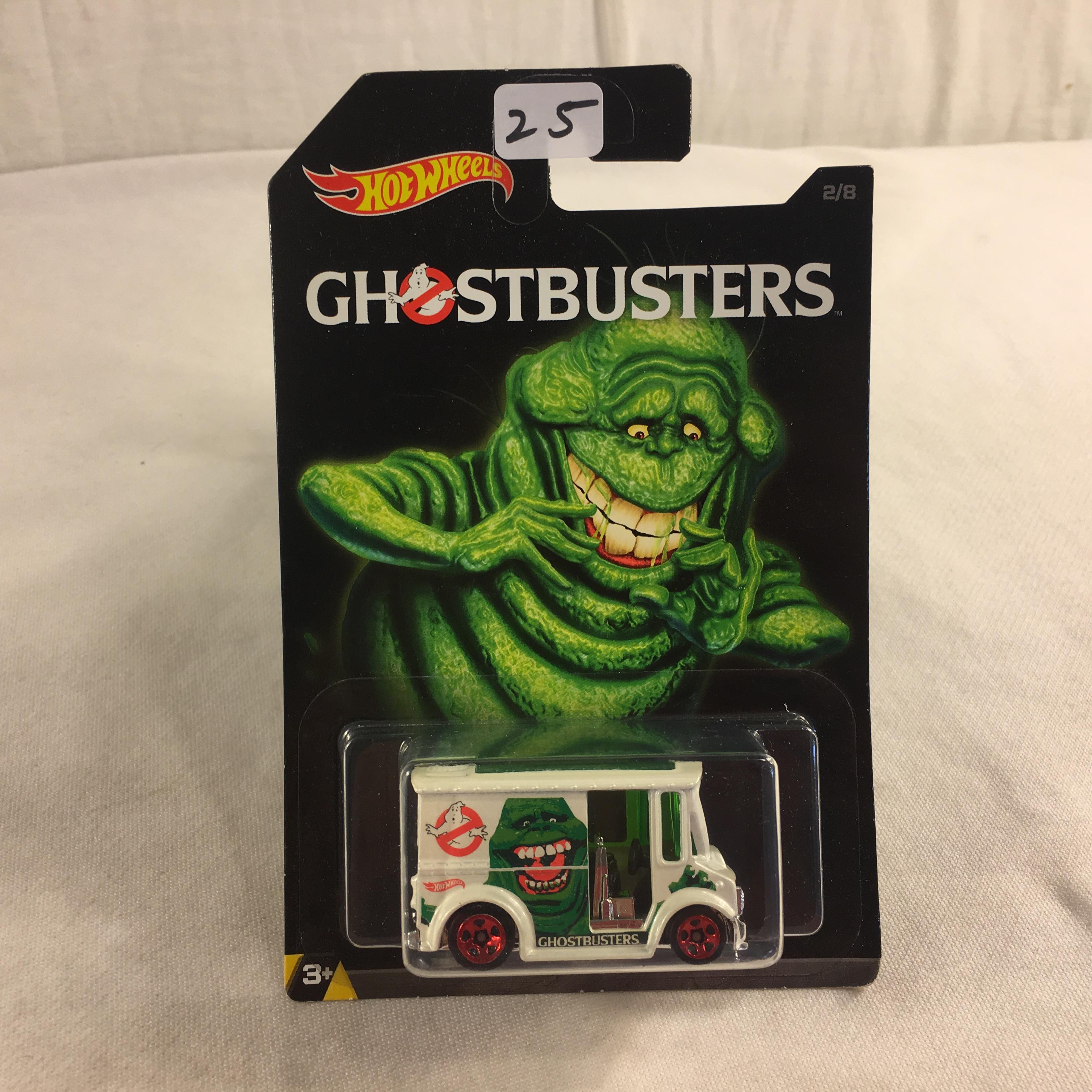 Collector NIP Hot wheels Mattel 1/64 Scale DieCast & Plastic Parts Ghostbusters 2/8 Car