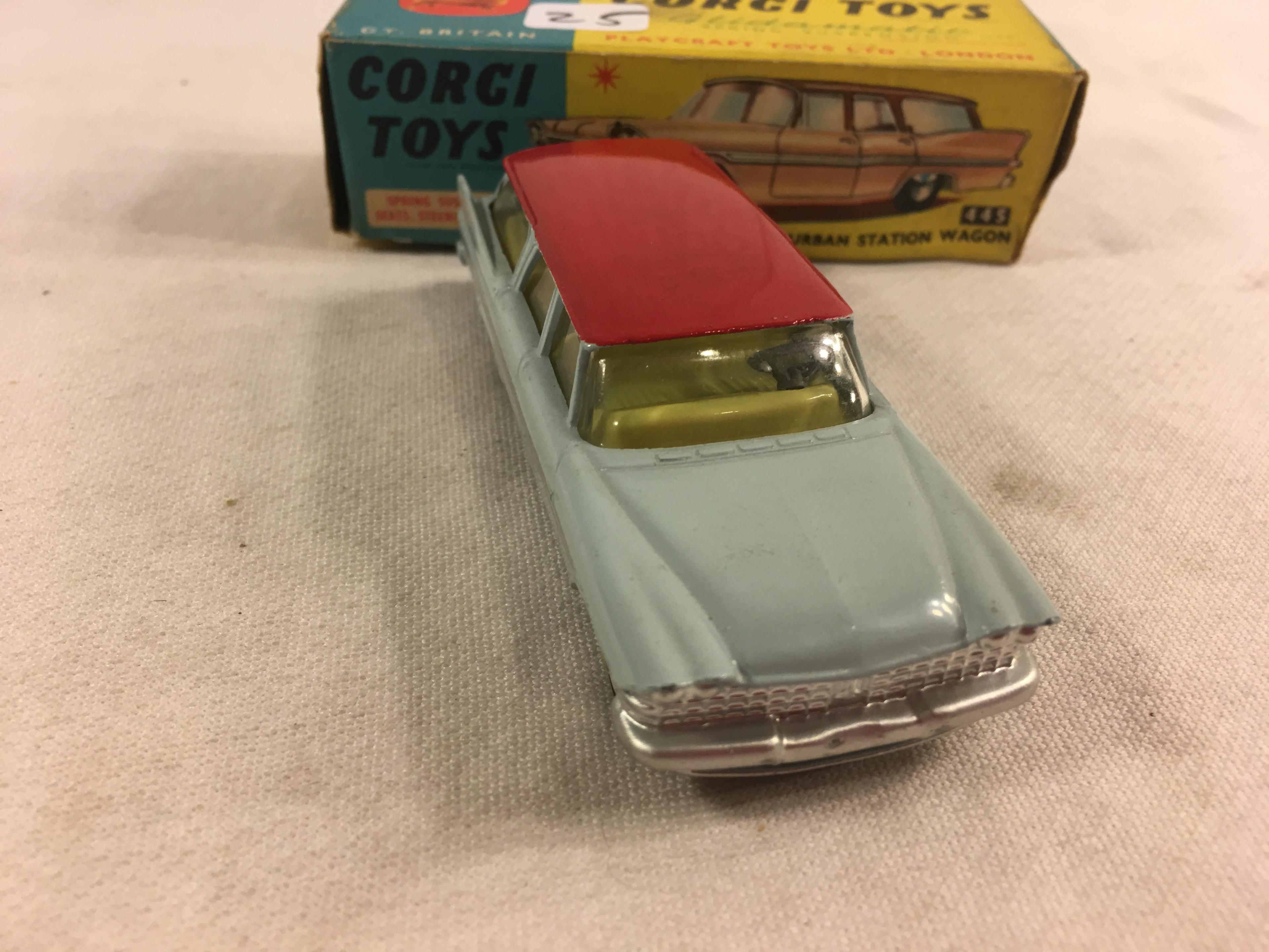 Collector Vintage Corgi Toys  Plymouth Sports Suburban Station Wagon No.445 DieCast Scale Model