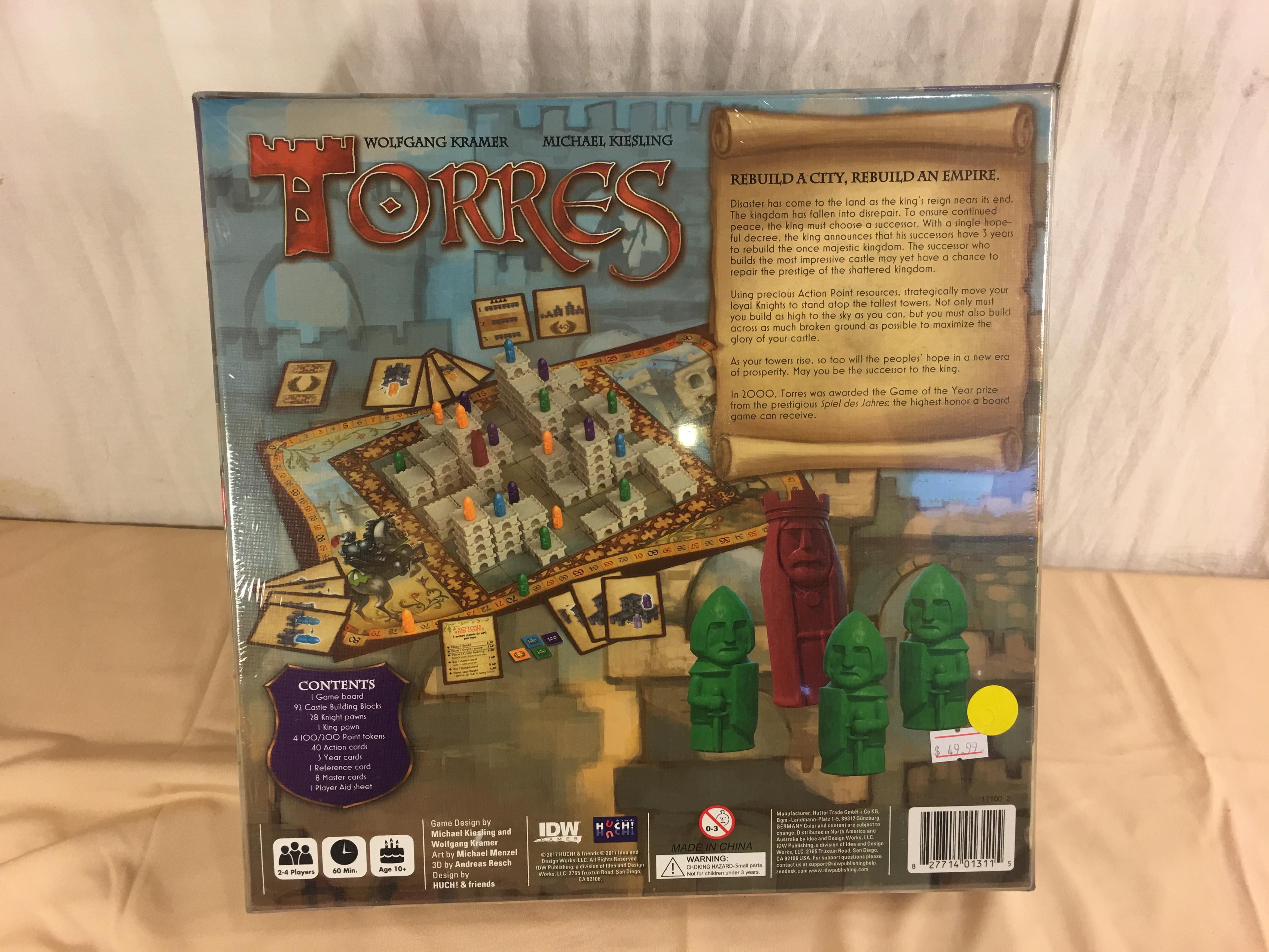 Collector New Sealed Huch! Idw games Torres Rebuild A City Rebuild An Empire 11.3/4x 11.1/2"