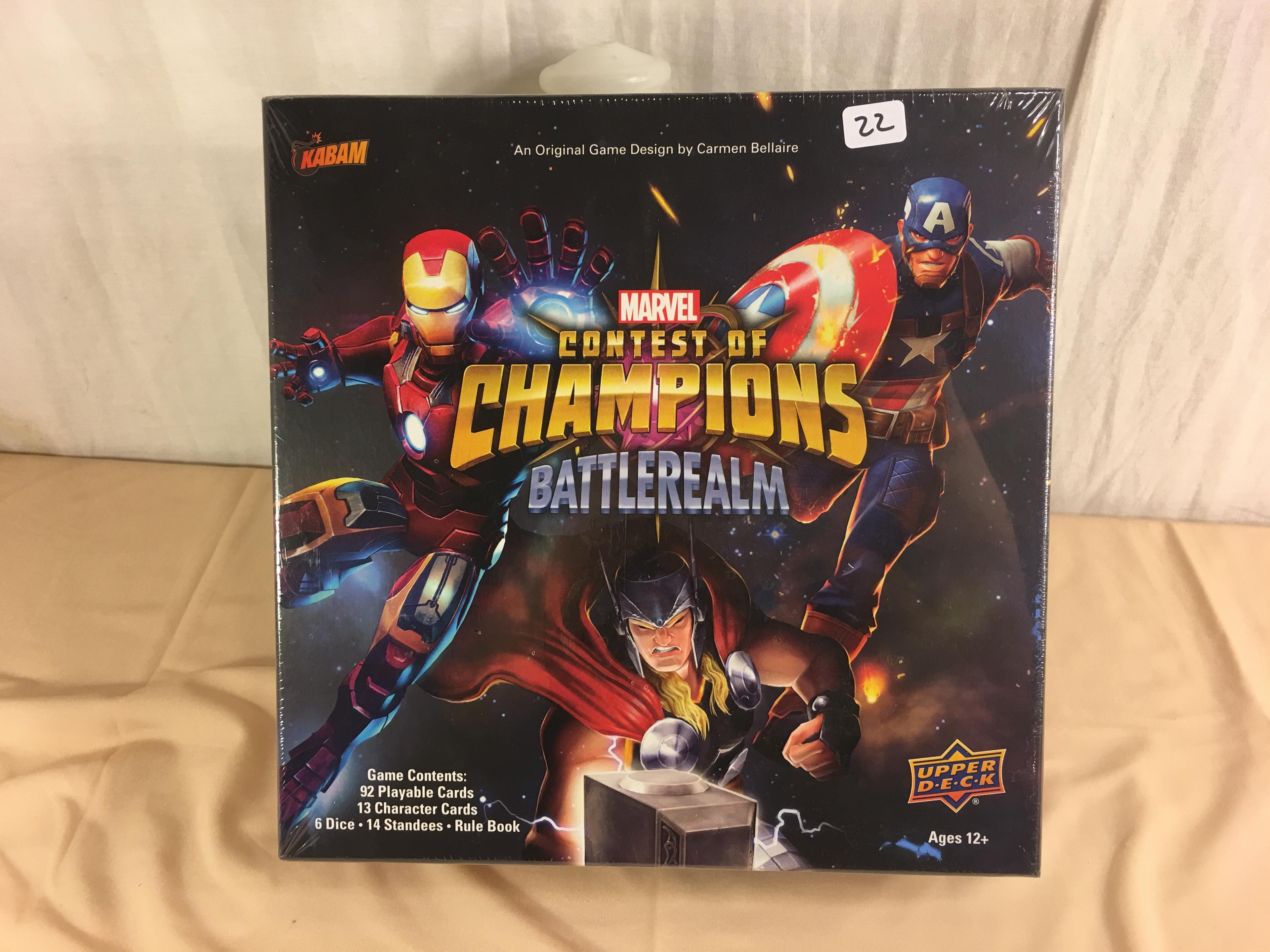 Collector New Sealed Kabam Marvel Contest Of Champions Battlerealm Upper Deck 10x 10"