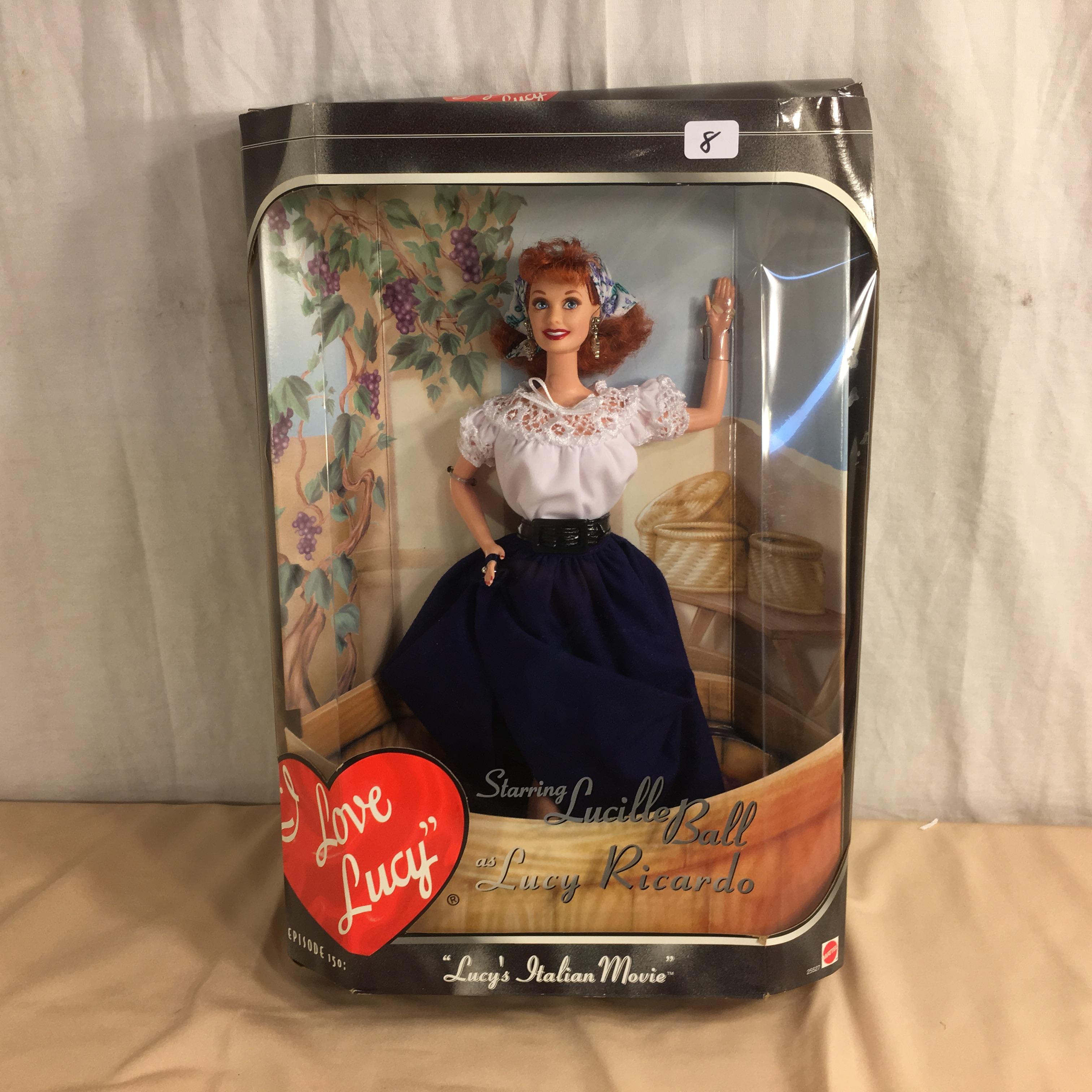 Collector Mattel Episode 150 Starring Lucille Ball as Lucy Ricard I Love Lucy Doll 13"T Box Damge