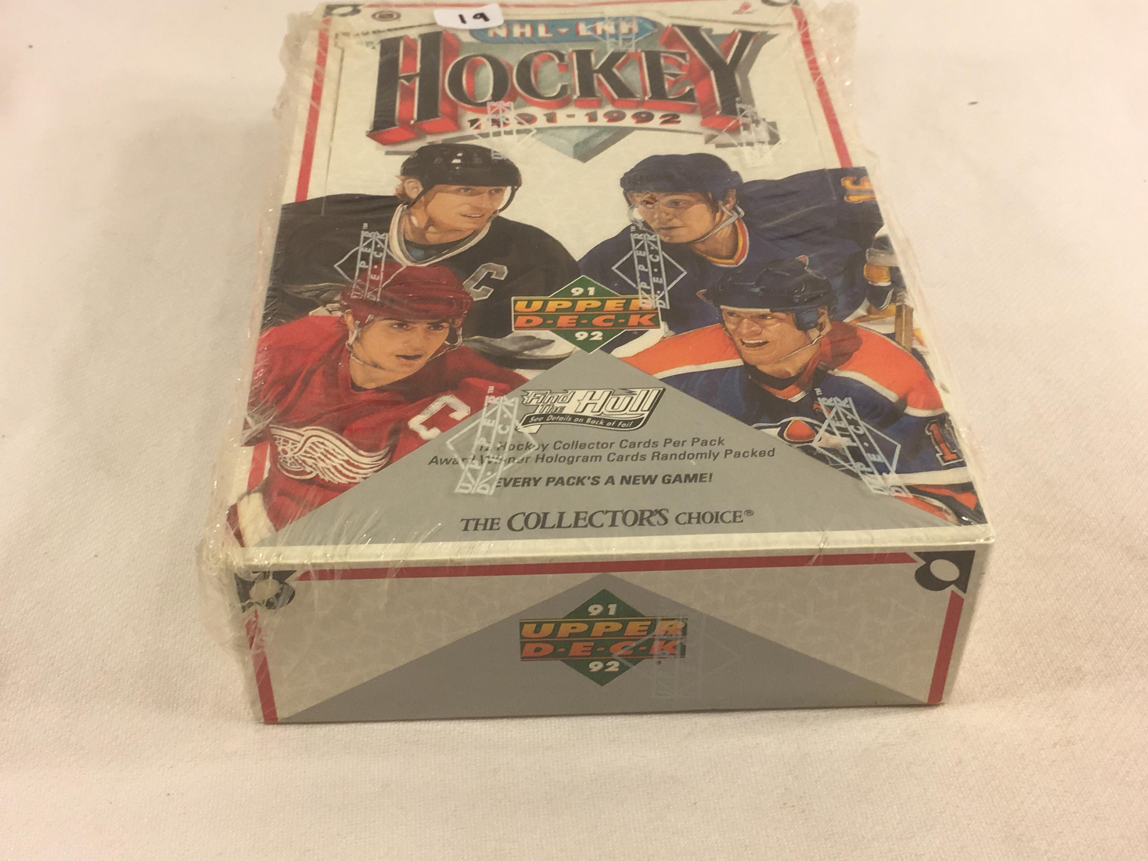 New Sealed Collector NHL -LNH Hockey 1991-1992 Upper Deck Hockey Sport Trading Cards