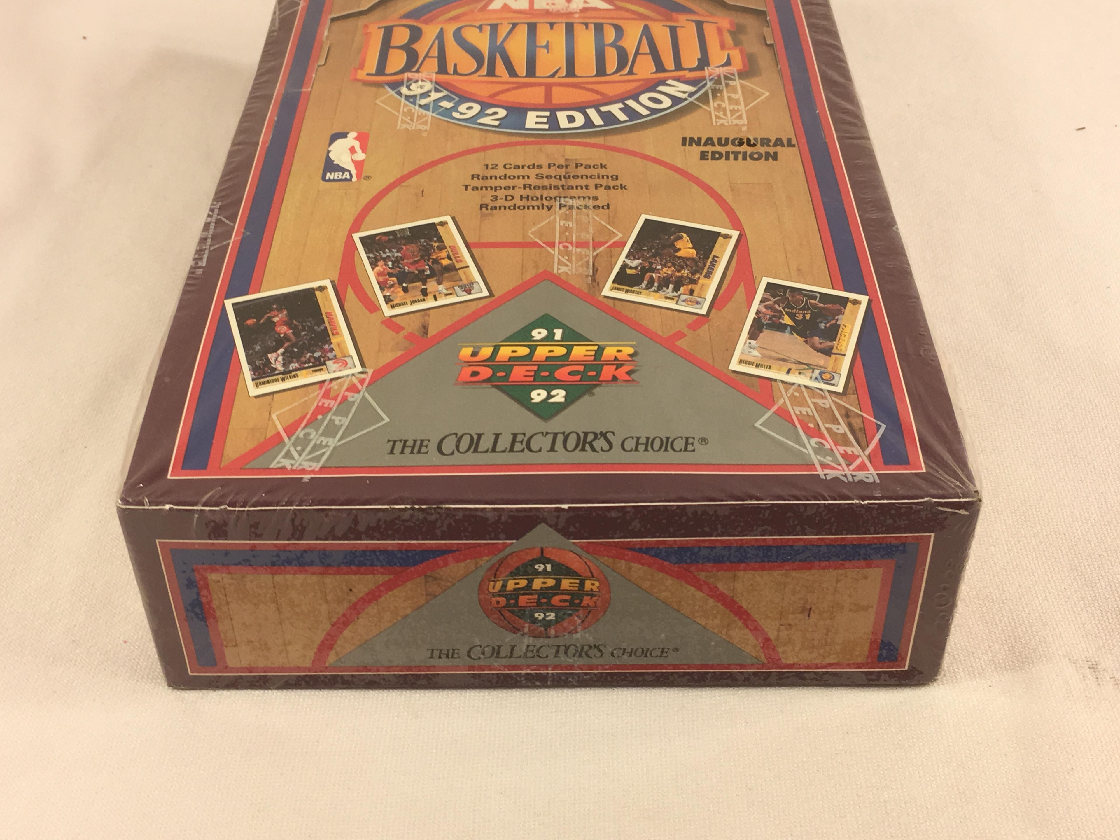 New Sealed Collector 1992 Upper Deck NBA Basketball Inaugural Edition Basketball Sport Player Cards