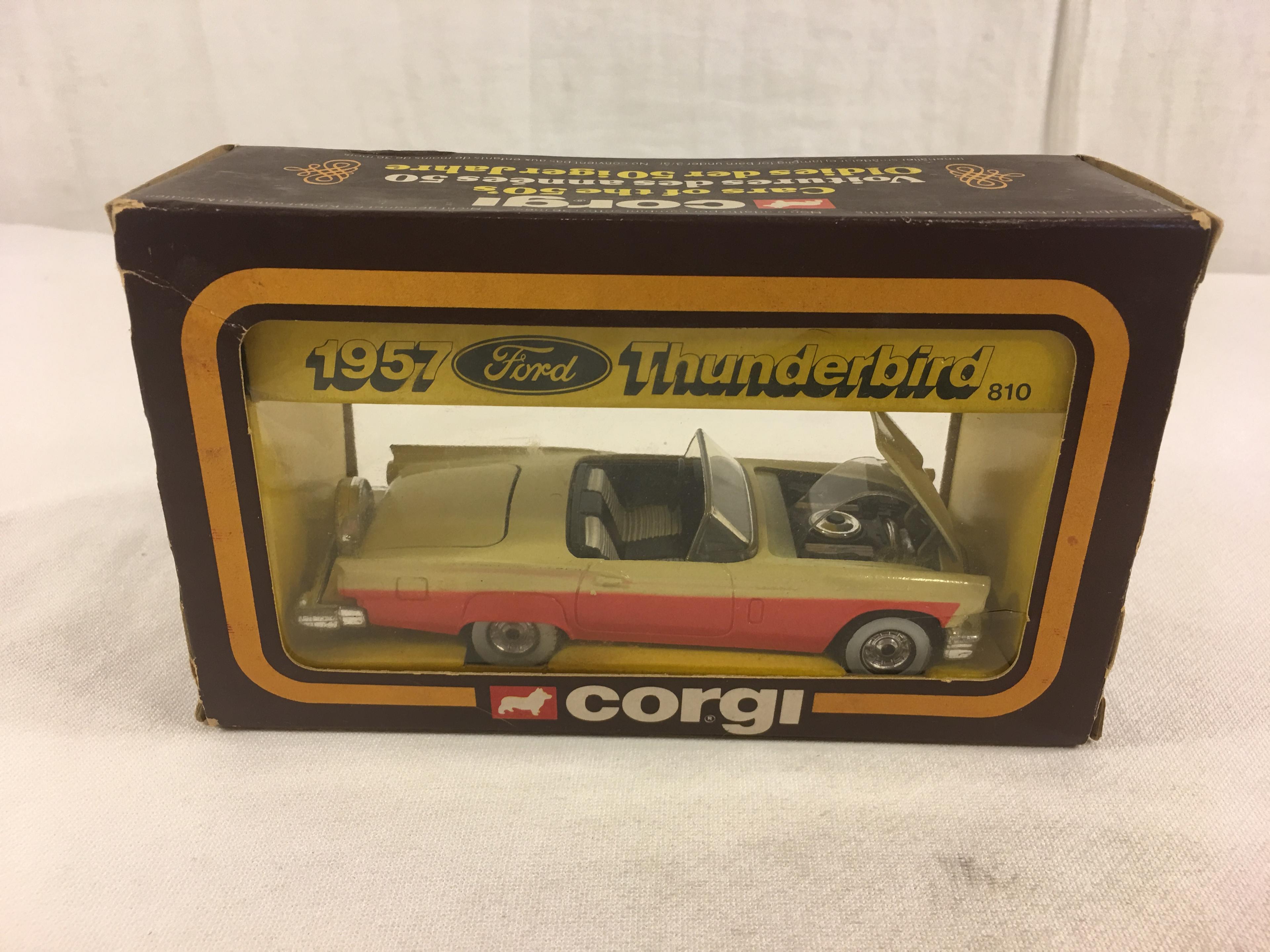 Collector Vintage Corgi Cars Of The 50' 1957 Ford Thunderbird 810  Oldies Der 50 DieCast Metal Car