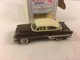 Collector USA Models USA-5 1954 Chverolet Bel Air Four Door Brown and Tan Sinclair's Mini -Auto