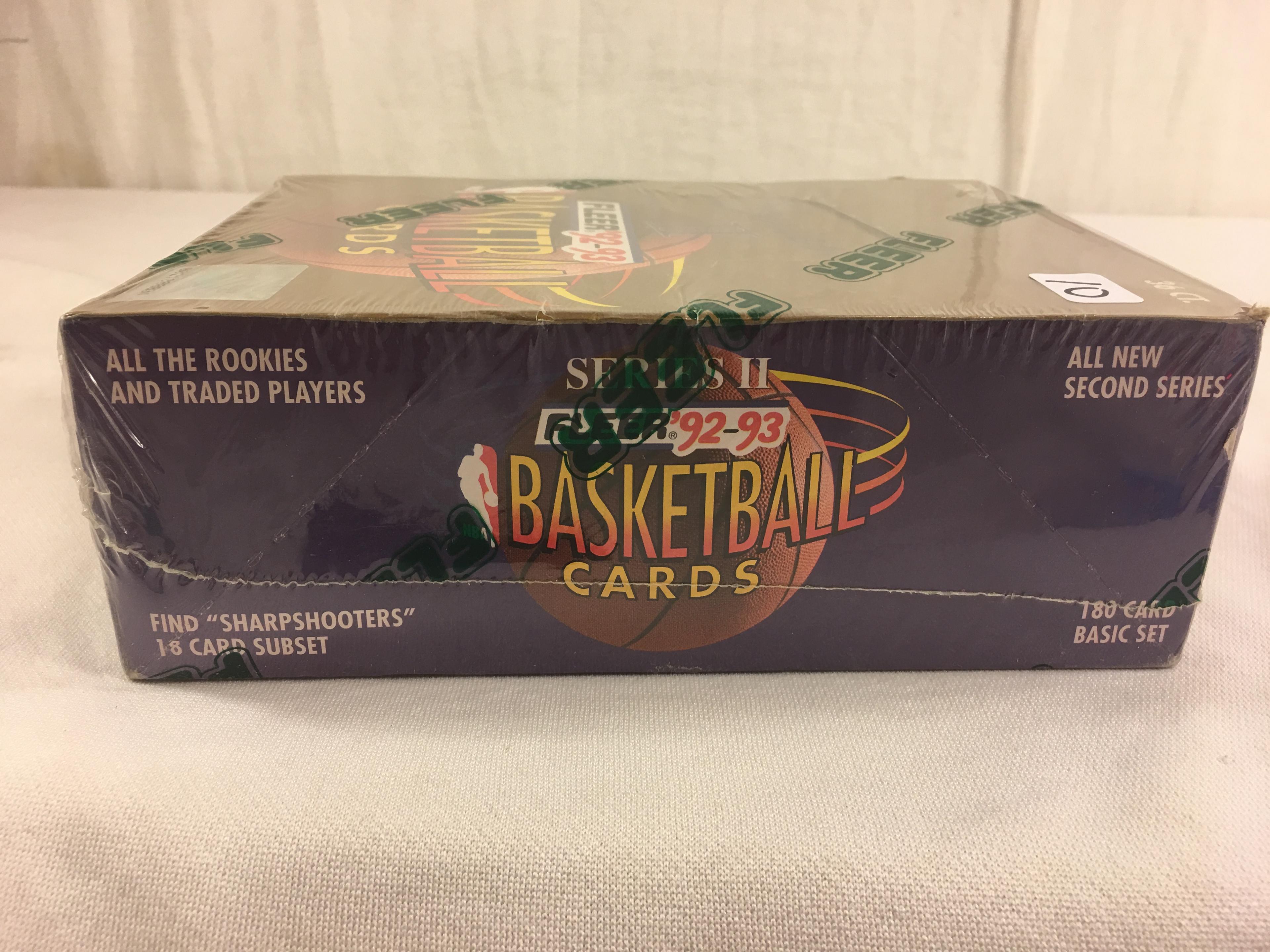 New Sealed in Box - Fleer 1993 Basketball Cards Series II 36 ct. Sport Trading Cards