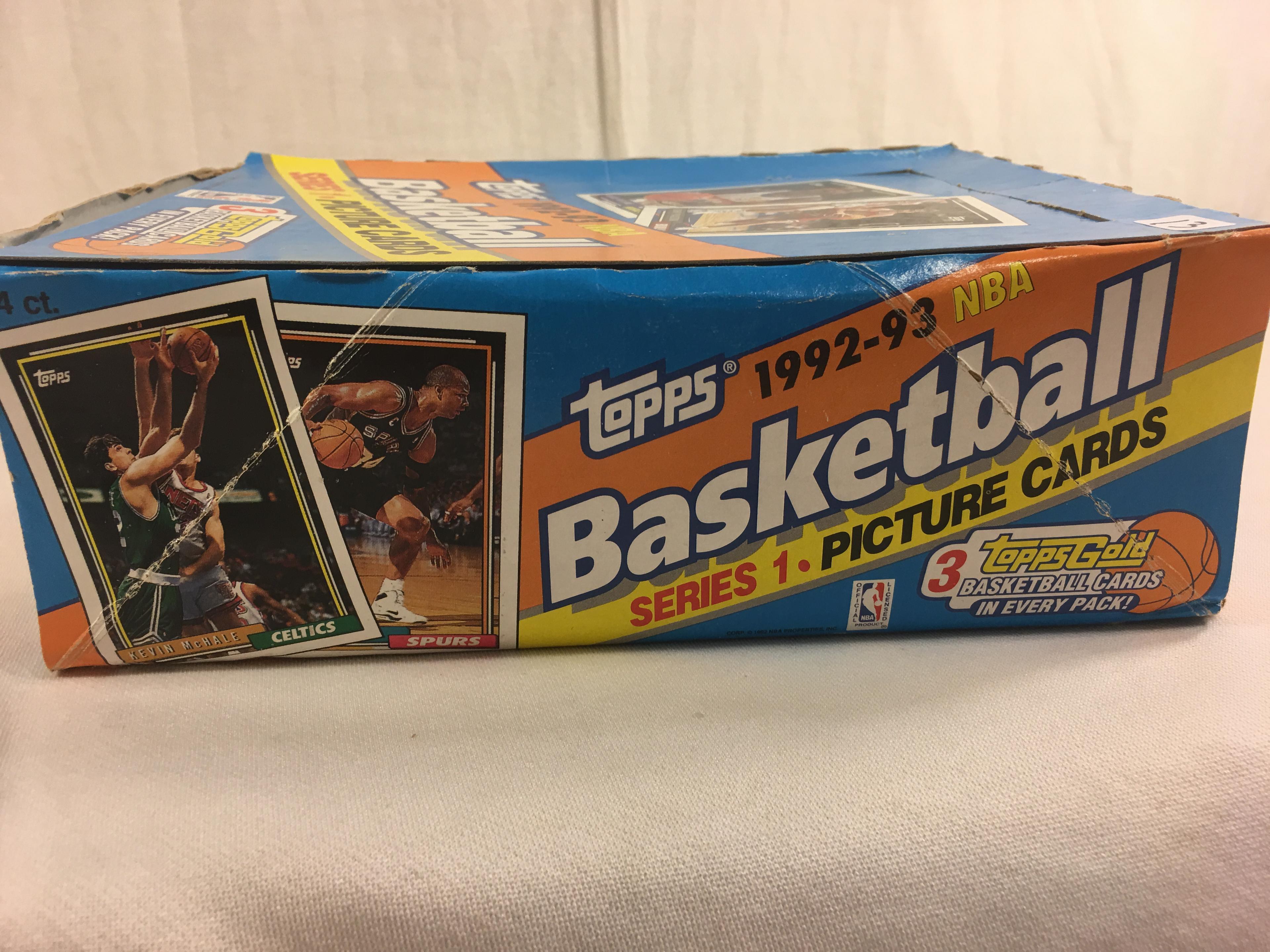 Box has Been Opened- But, each Package Still Sealed -Topps 1993 NBA Basketball Series 1 Sport Cards