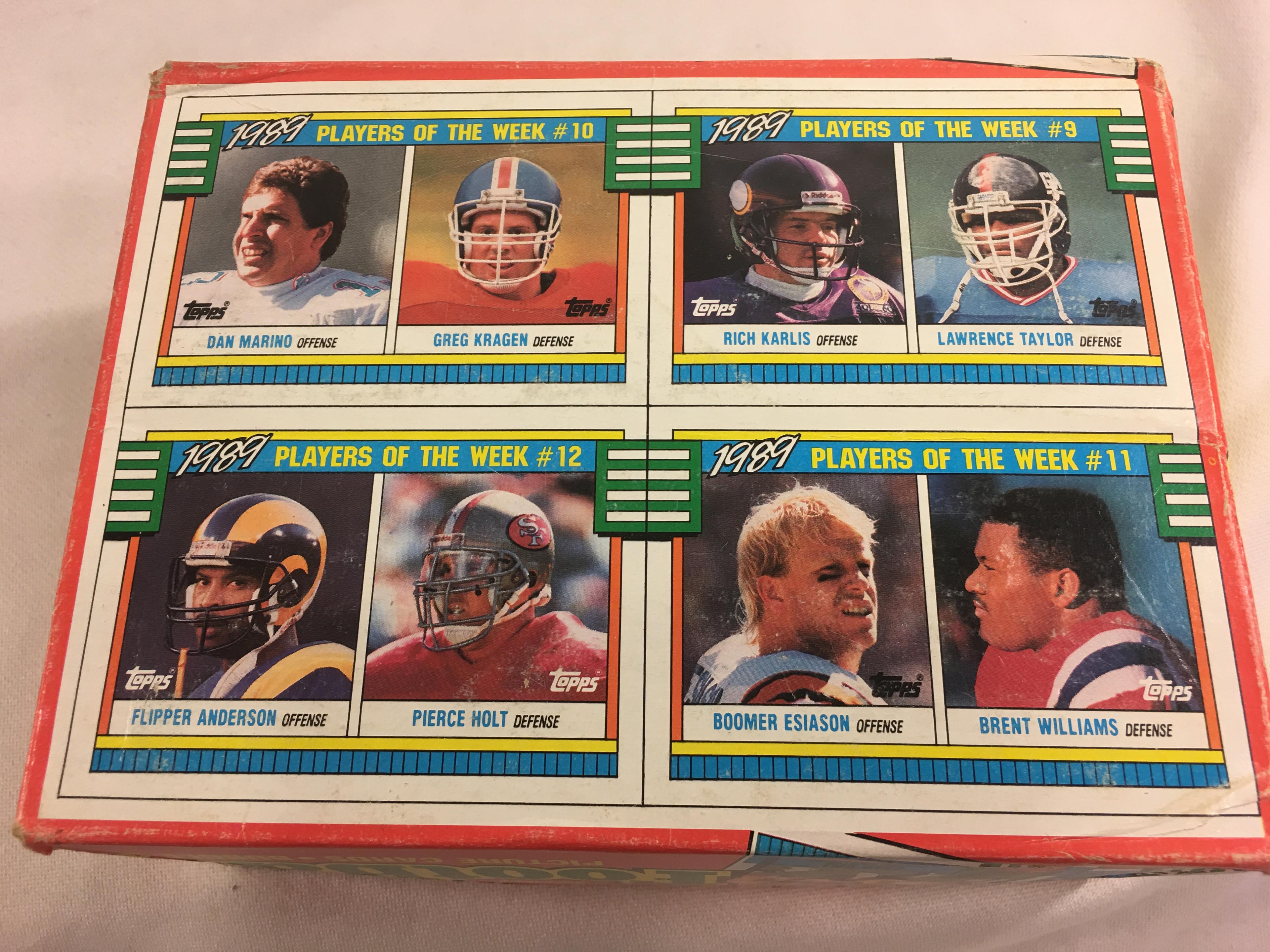 Box has Been Opened- But, each Package Still Sealed - Vintage  Topps Football Picture Sport Cards