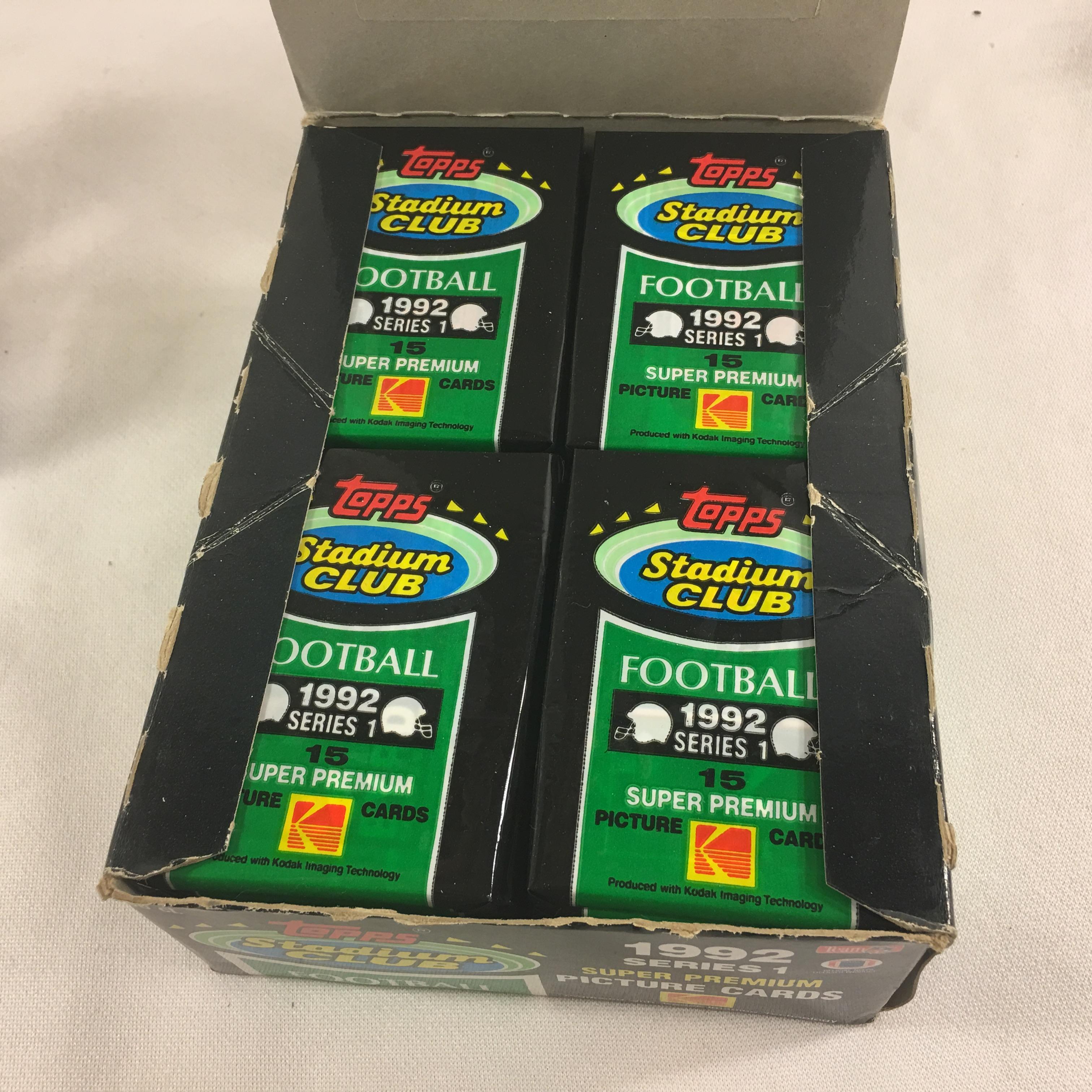 Box has Been Opened- But, each Package Still Sealed -Collector Topps Stadium Club 1992 Series 1