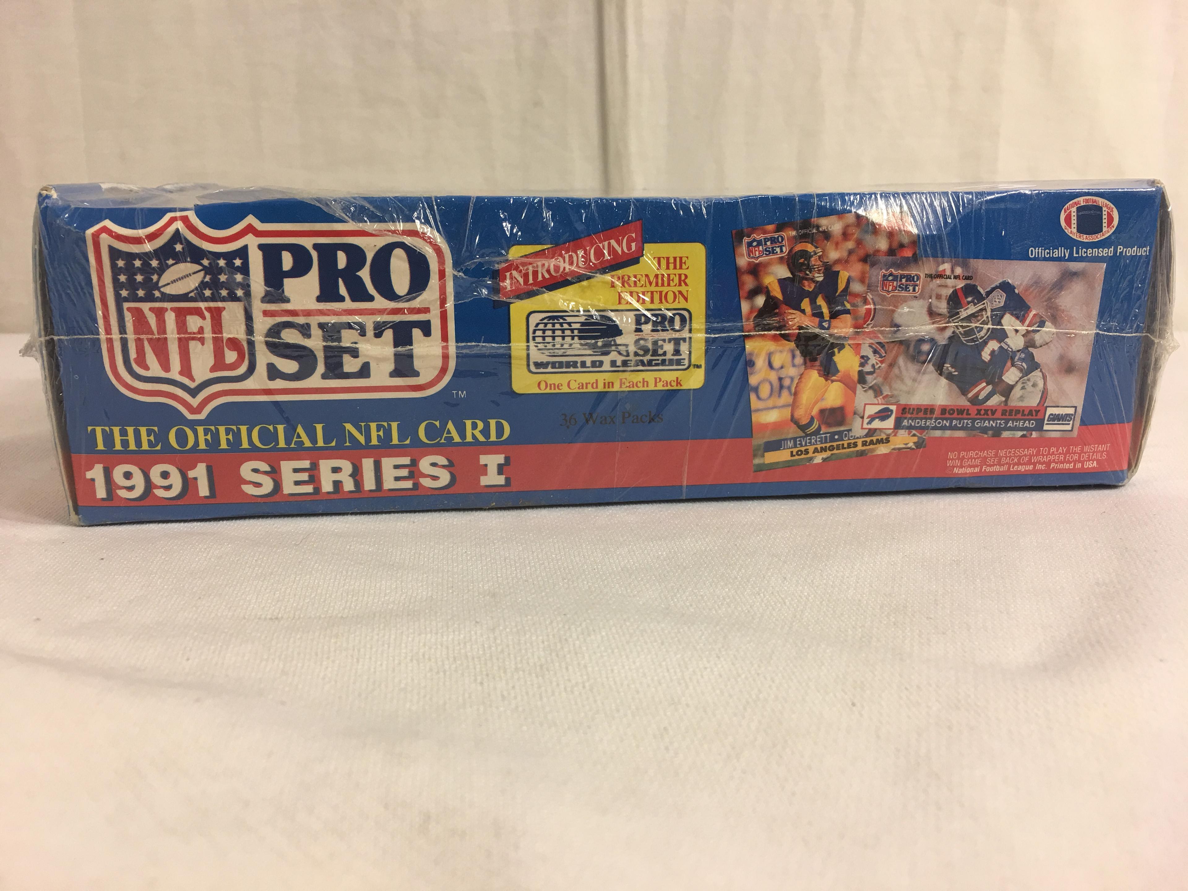 New Sealed in Box - Pro NFL Set The Official NFL Card 1991 Series I Trading Sport Cards