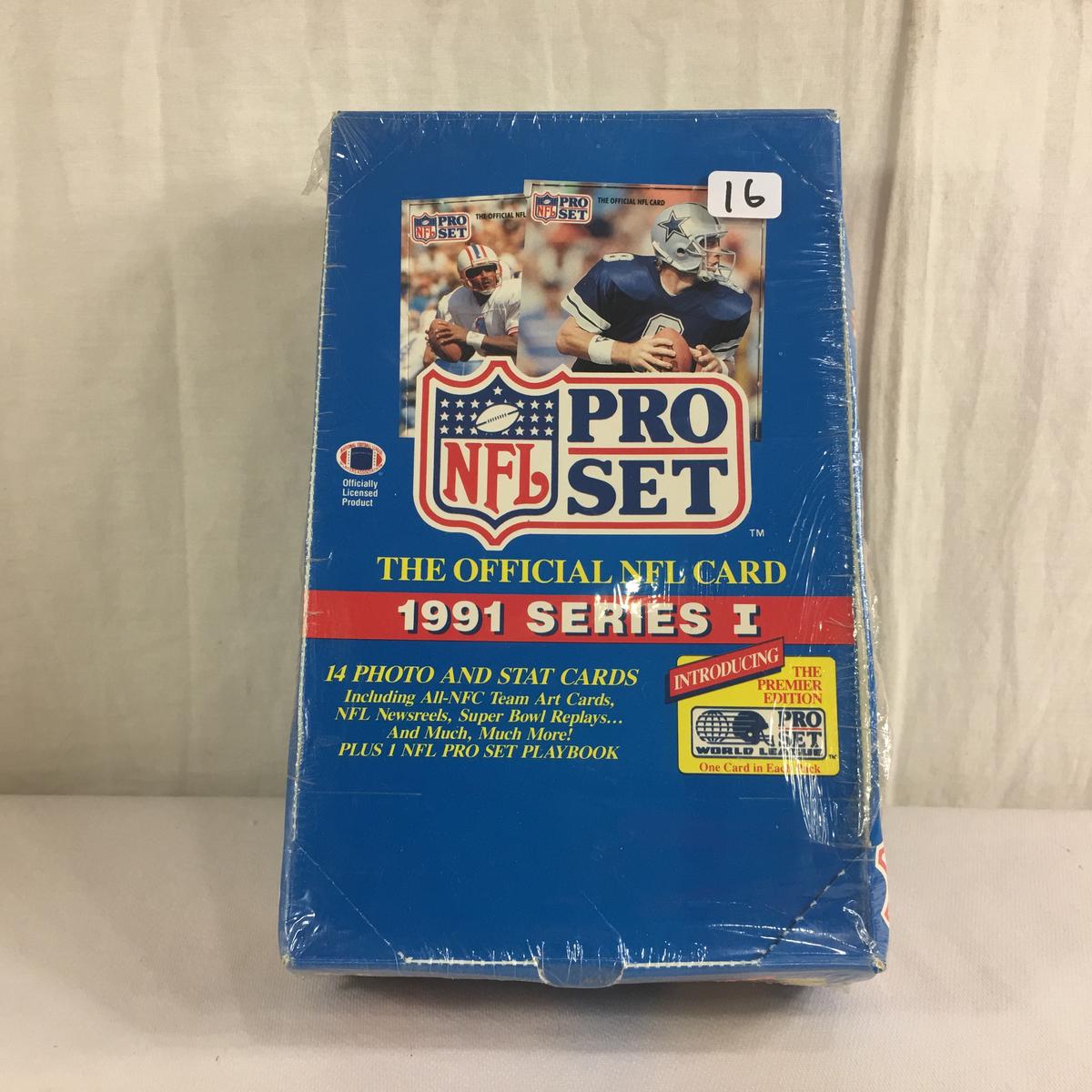 New Sealed in Box - Pro NFL Set The Official NFL Card 1991 Series I Trading Sport Cards