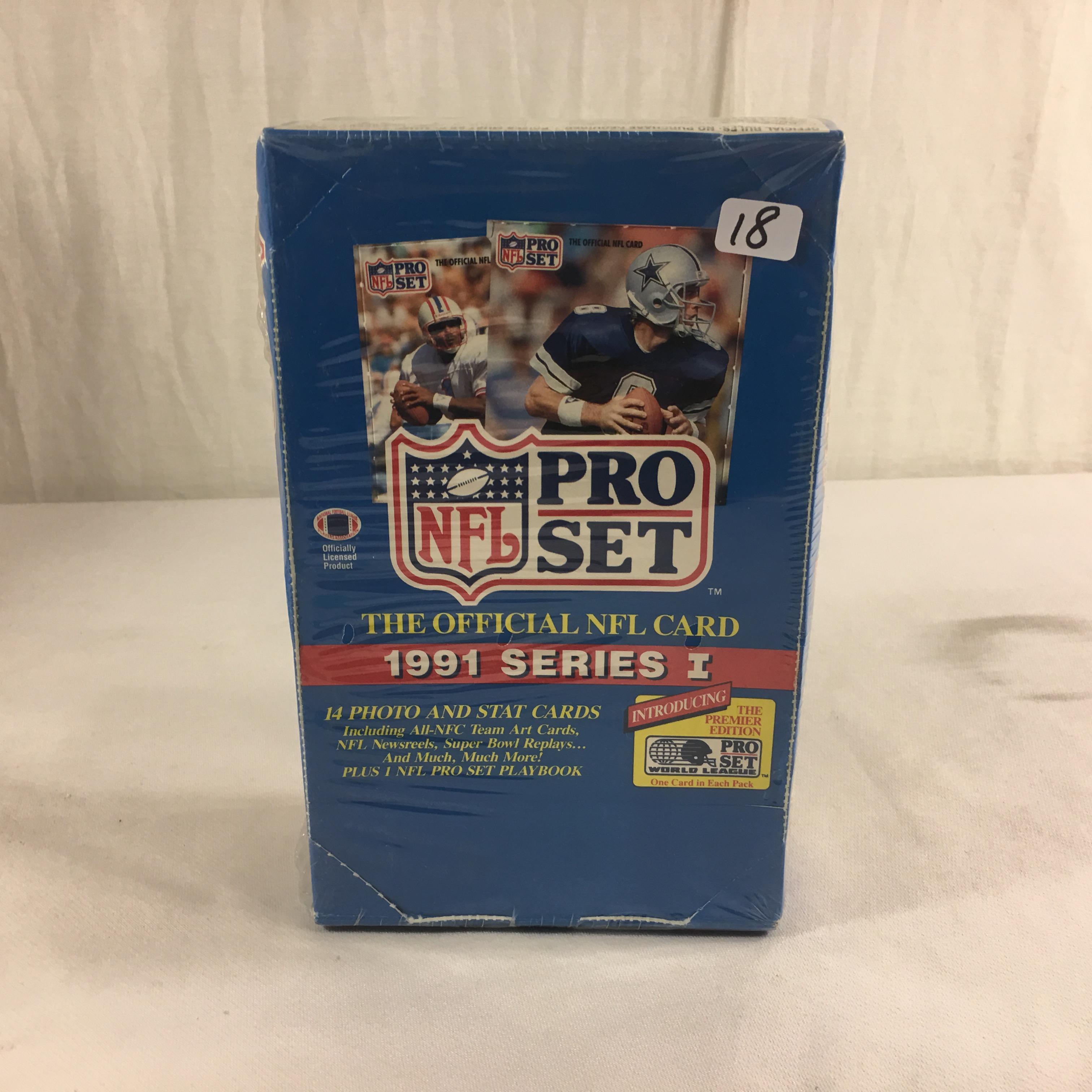 New Sealed in Box - Pro NFL Set The Official NFL Card 1991 Series I Trading Sport Cards