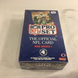 New Sealed in Box - Collector Pro NFL Set The Official NFL card 1992 Series I Trading Sport Cards