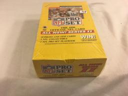 New Sealed in Box - 1990 NFL Pro Set The Official NFl Card Series II Sport Trading Cards