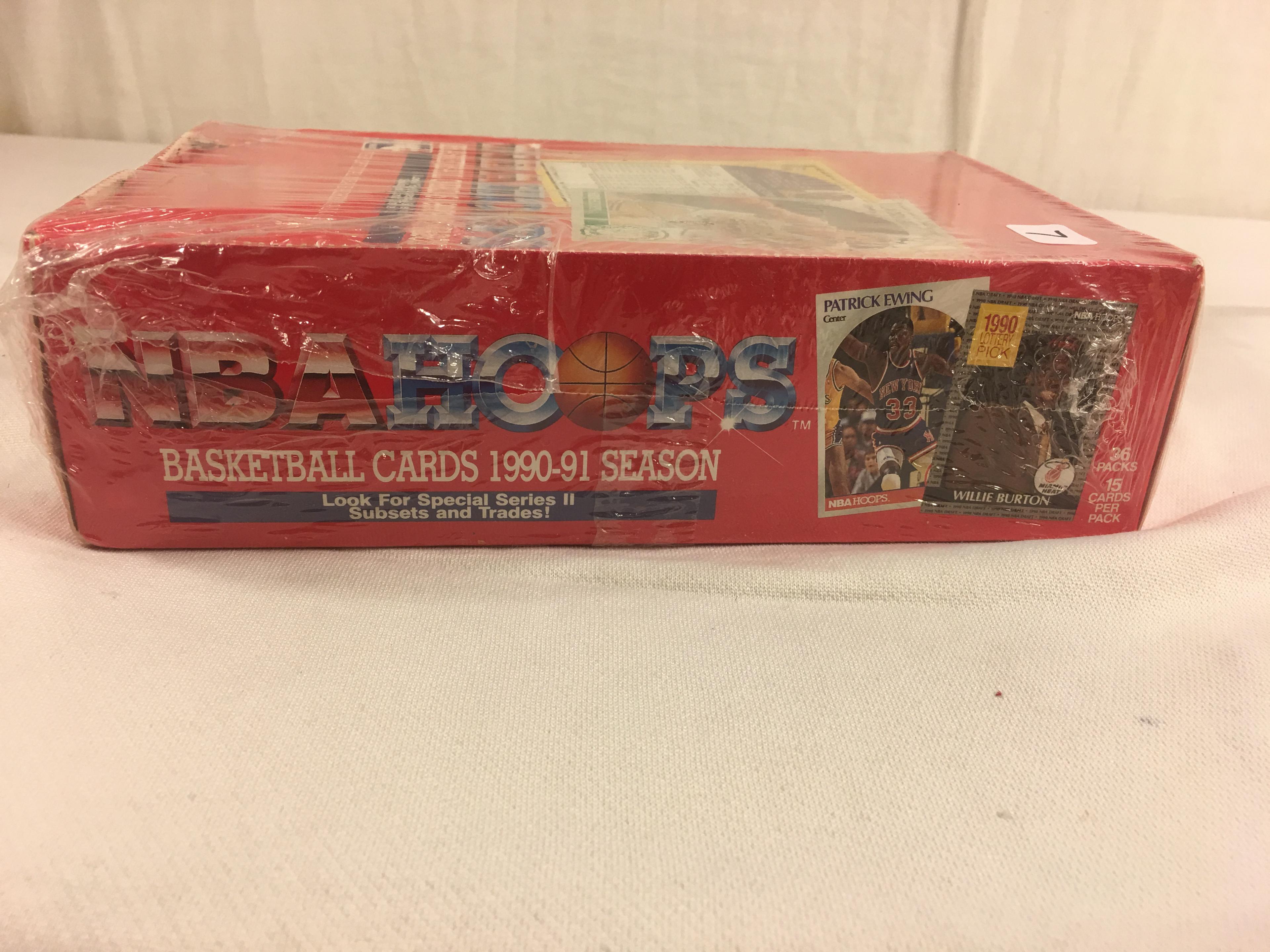 New Sealed in Box - 1991 Season NBA Hoops Basketball Cards  Sport Trading Cards