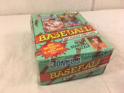 Collector Loose in Box But, Sealed in Package -1991 Donruss Baseball Puzzle and Sport Cards
