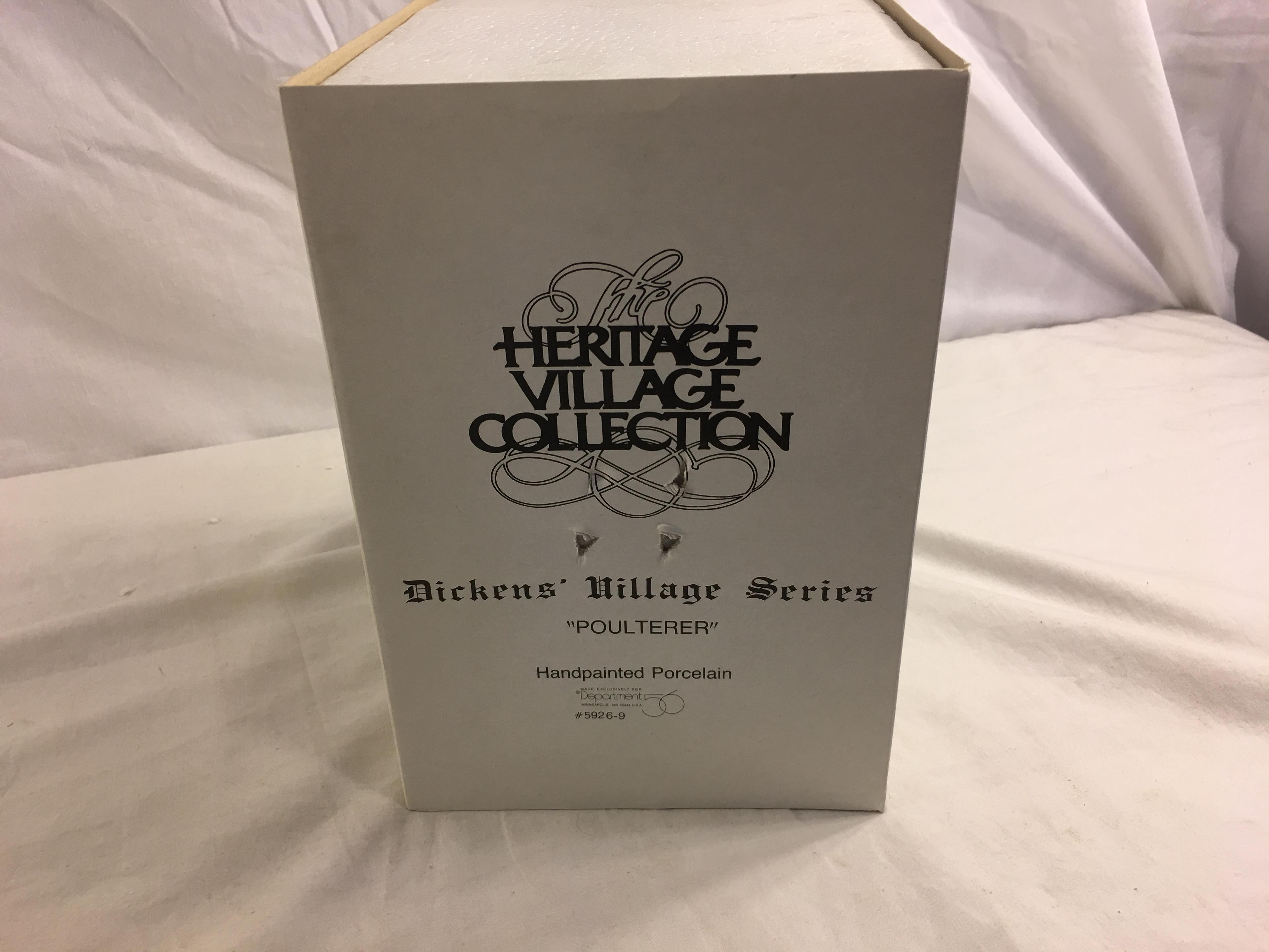 Collector HVC Dicken's Village Series Green Gate Cottage Ltd. Edt.  Handpainted Porcelain 11x7"Box