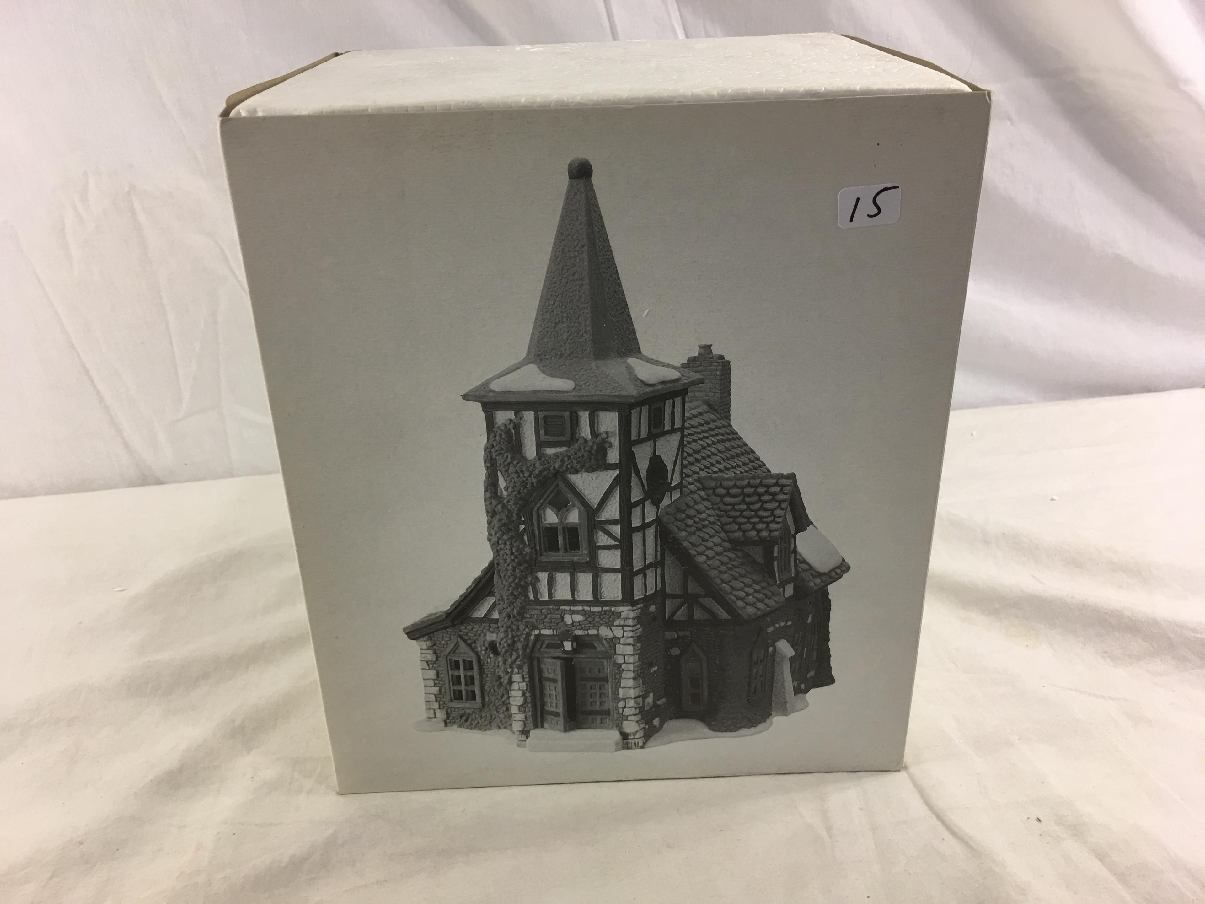 HVC  Dicken's Village Series Handpainted Porcelain Department 56 ""poulterrer" Box Sz:9.5x8" Box