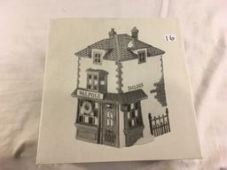 HVC  Dicken's Village Series Handpainted Porcelain Department 56 "Old Michaelchurch" 7.5x10.5"