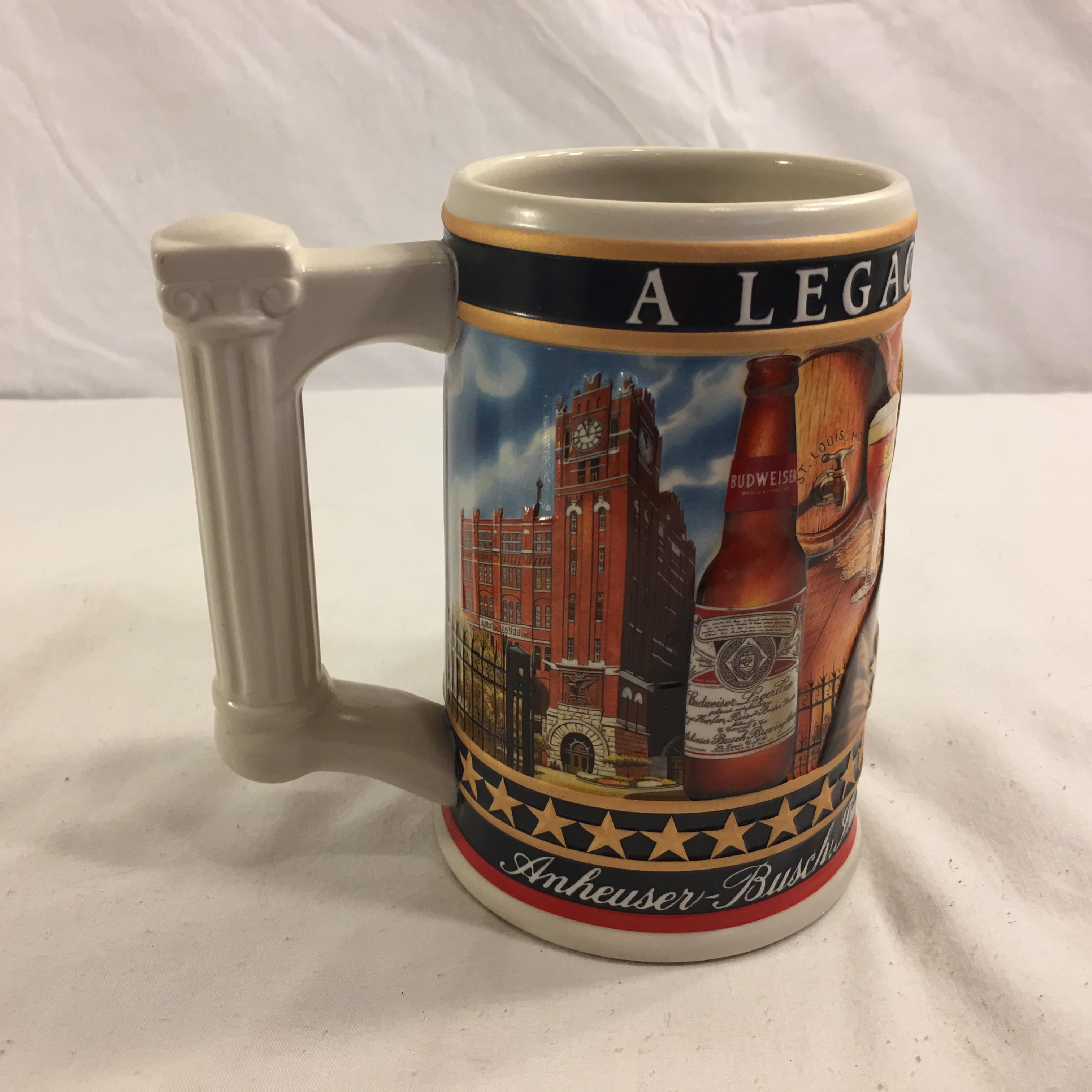 2002 Anheuser-Busch Family Series  A Legacy  Of Quality Stein/Mug Ceramic 6.1/4"