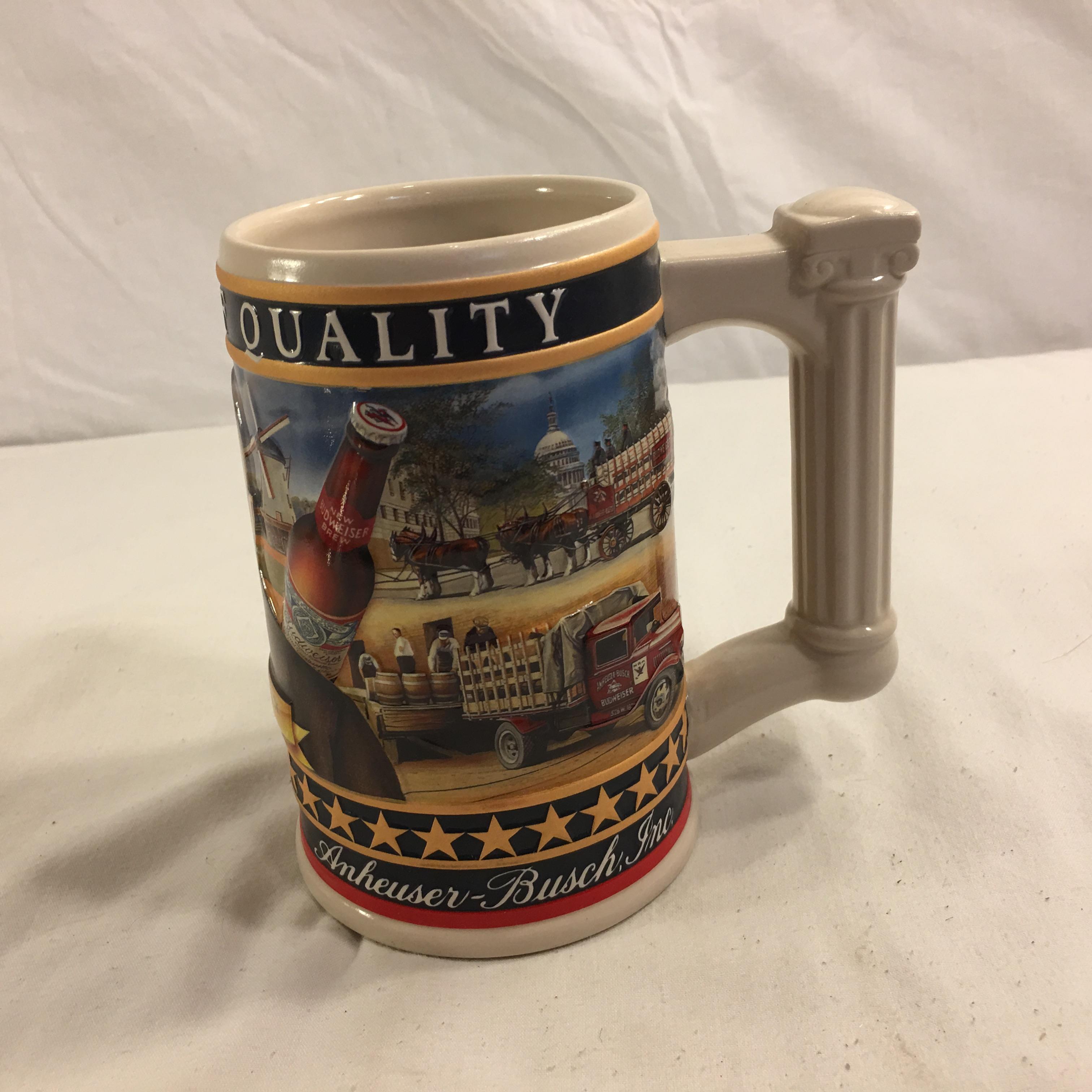 2002 Anheuser-Busch Family Series  A Legacy  Of Quality Stein/Mug Ceramic 6.1/4"