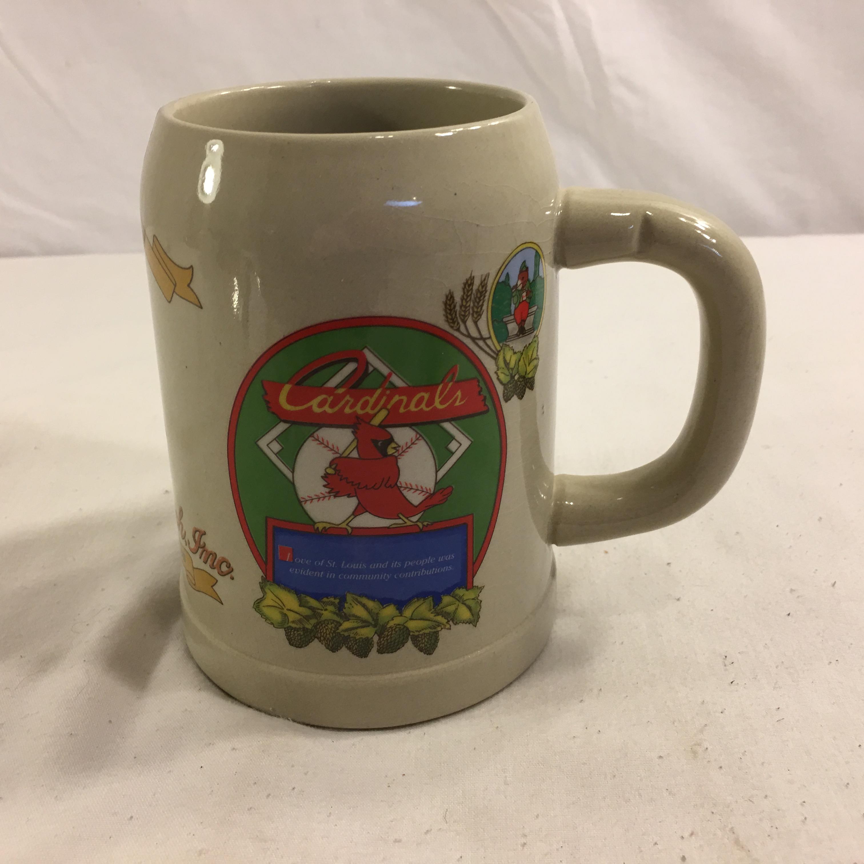 Collector Loose 1990 Gussie Busch's Anheusers  Stein Mug Ceramic Made Size: 5.1/2"Tall