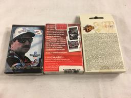 Lot of 3 Pieces Collector Nascar Playing Cards