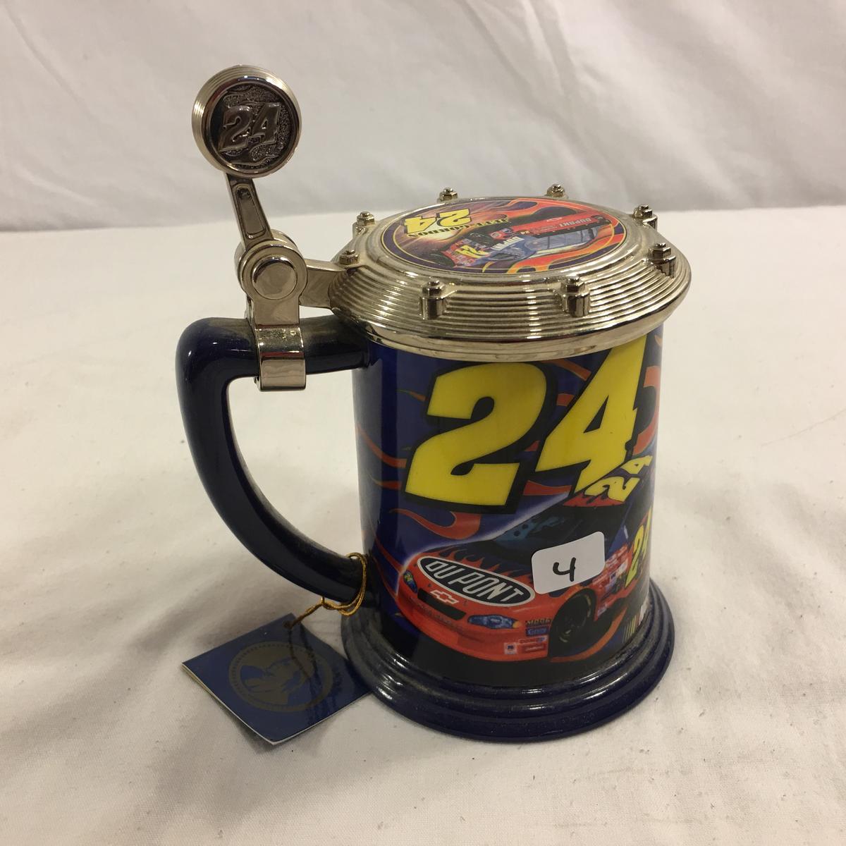 Collector Nascar The Jeff Gordon #24 Track Burner Ceramic Stein Size:4.1/2"Tall