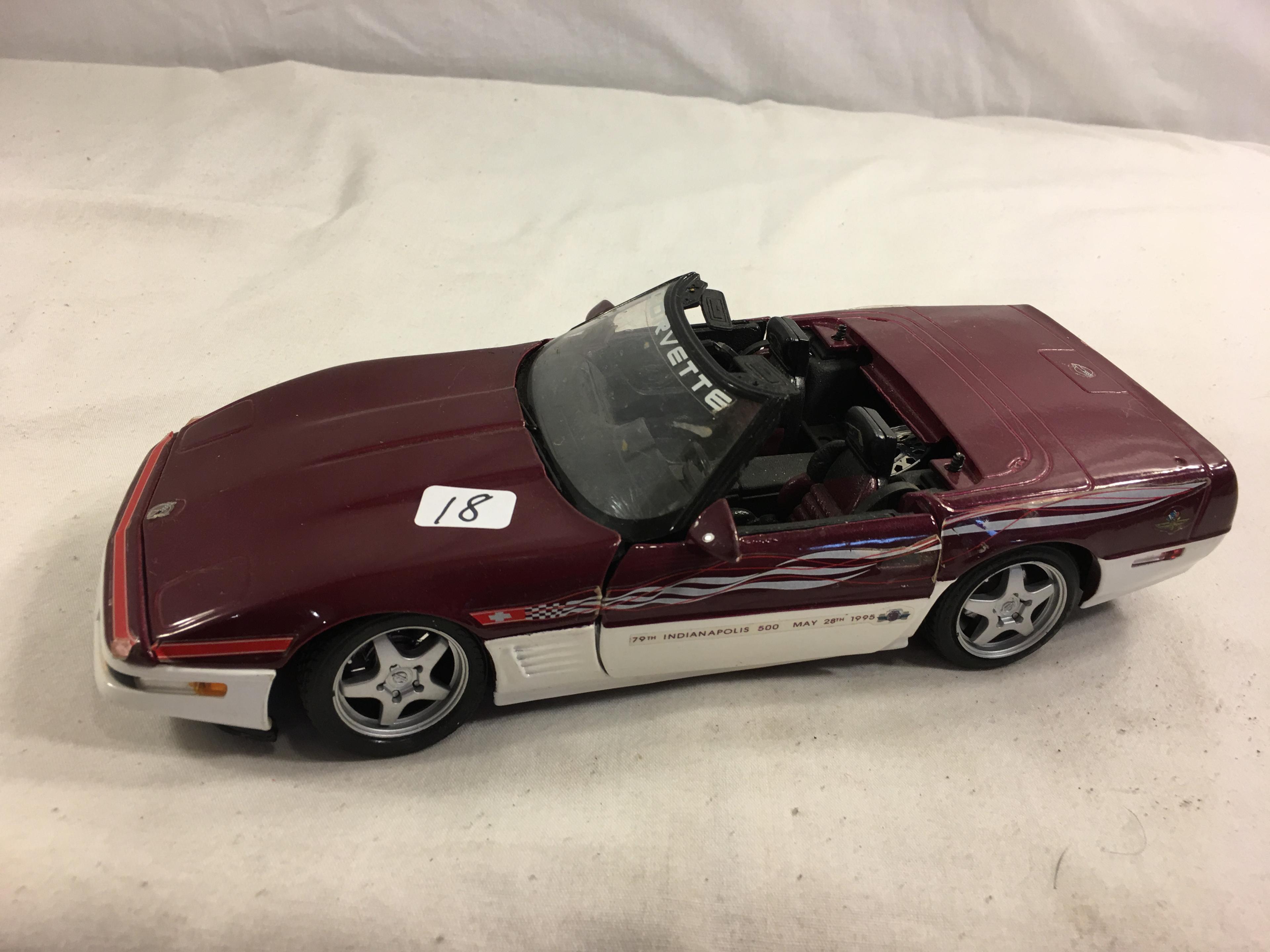 Collector Loose Maisto Corvette Scale 1/18 DieCast Metal 79th Indiannapolis 500 May 28th 1995