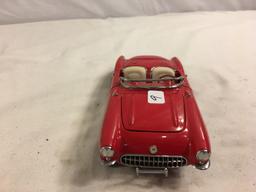 Collector Loose 1957 Franklin Mint Prescision Models Chevrolet  Red 1/24 DieCast Has Damage