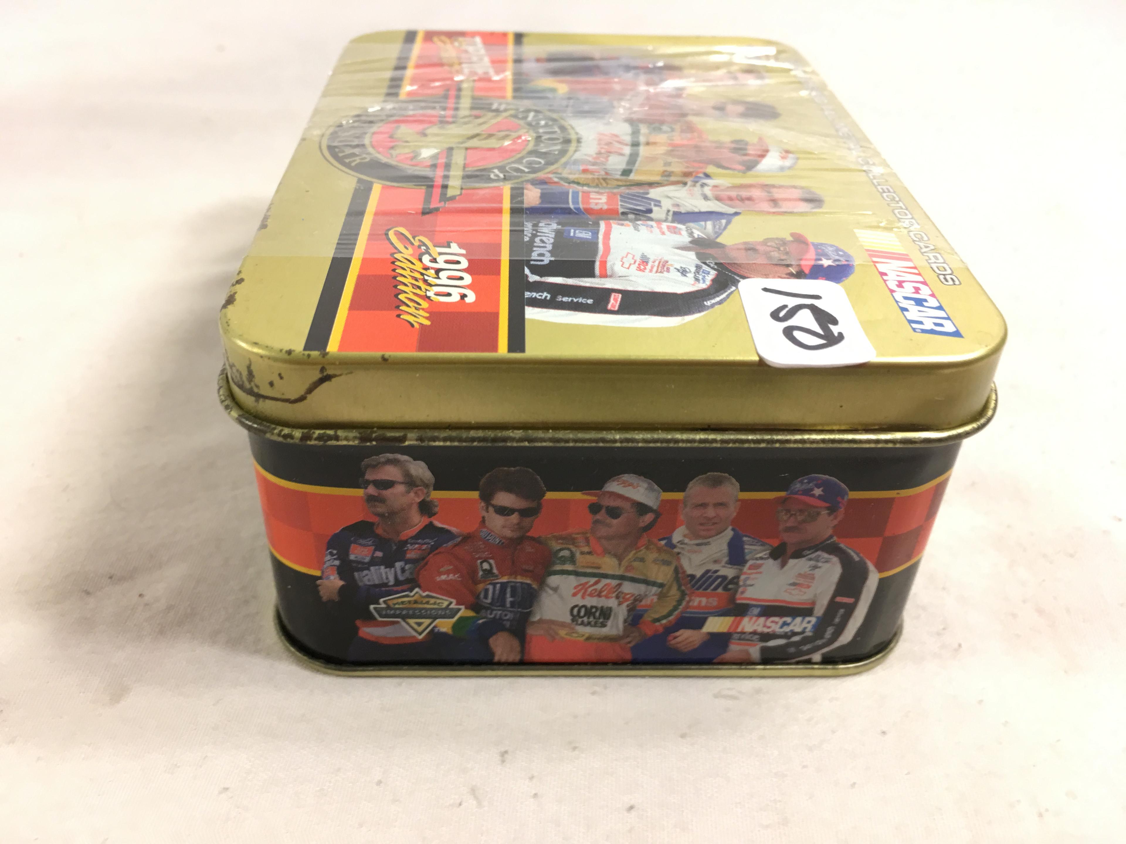 Collector Wnston Cup Nascar Top Five Drivers 1996 Edition Metal Collector Cards