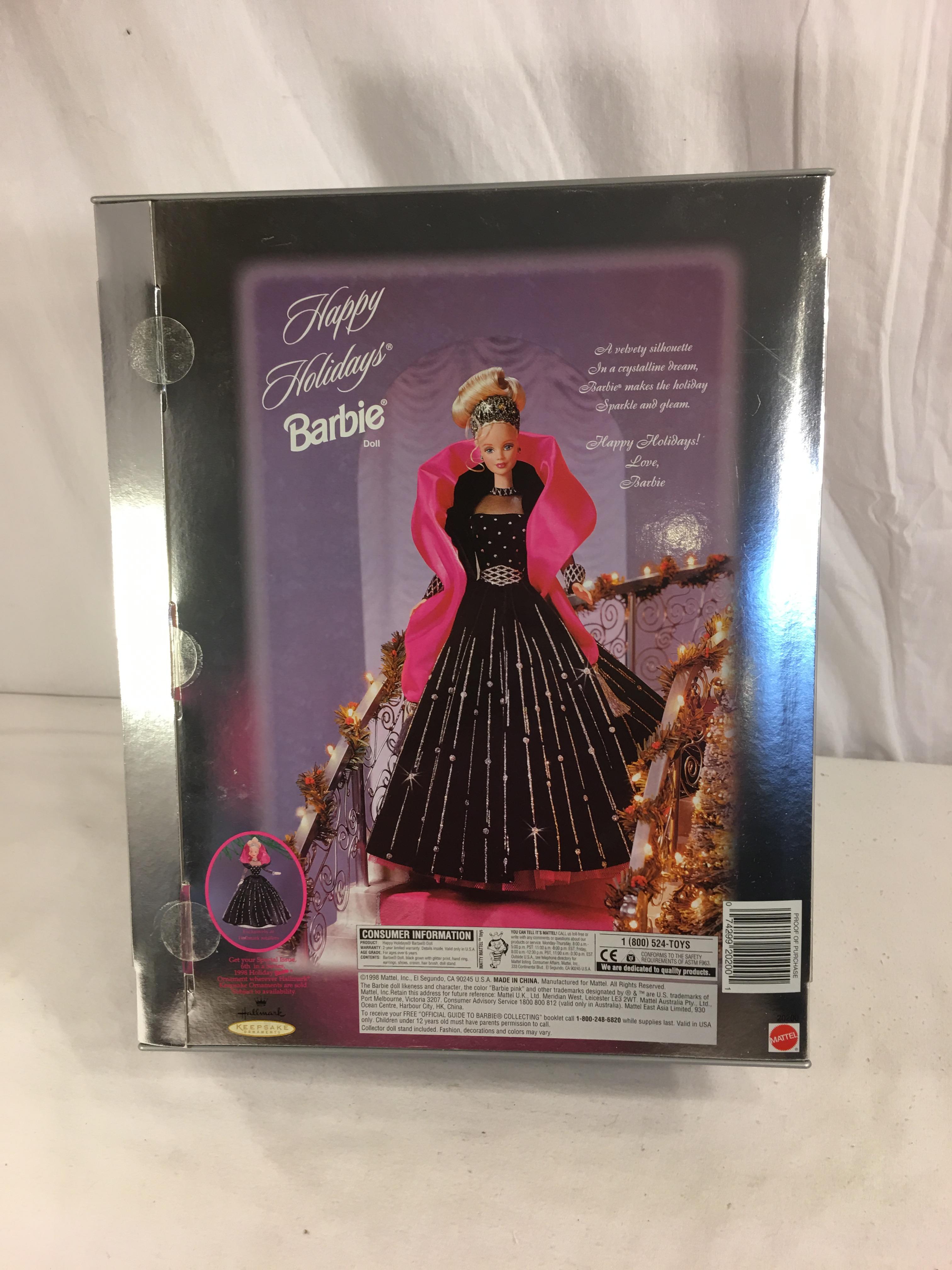 Collector NIB Barbie Special Edition Happy Holidays Barbie Mattel Doll 14"Tall Box