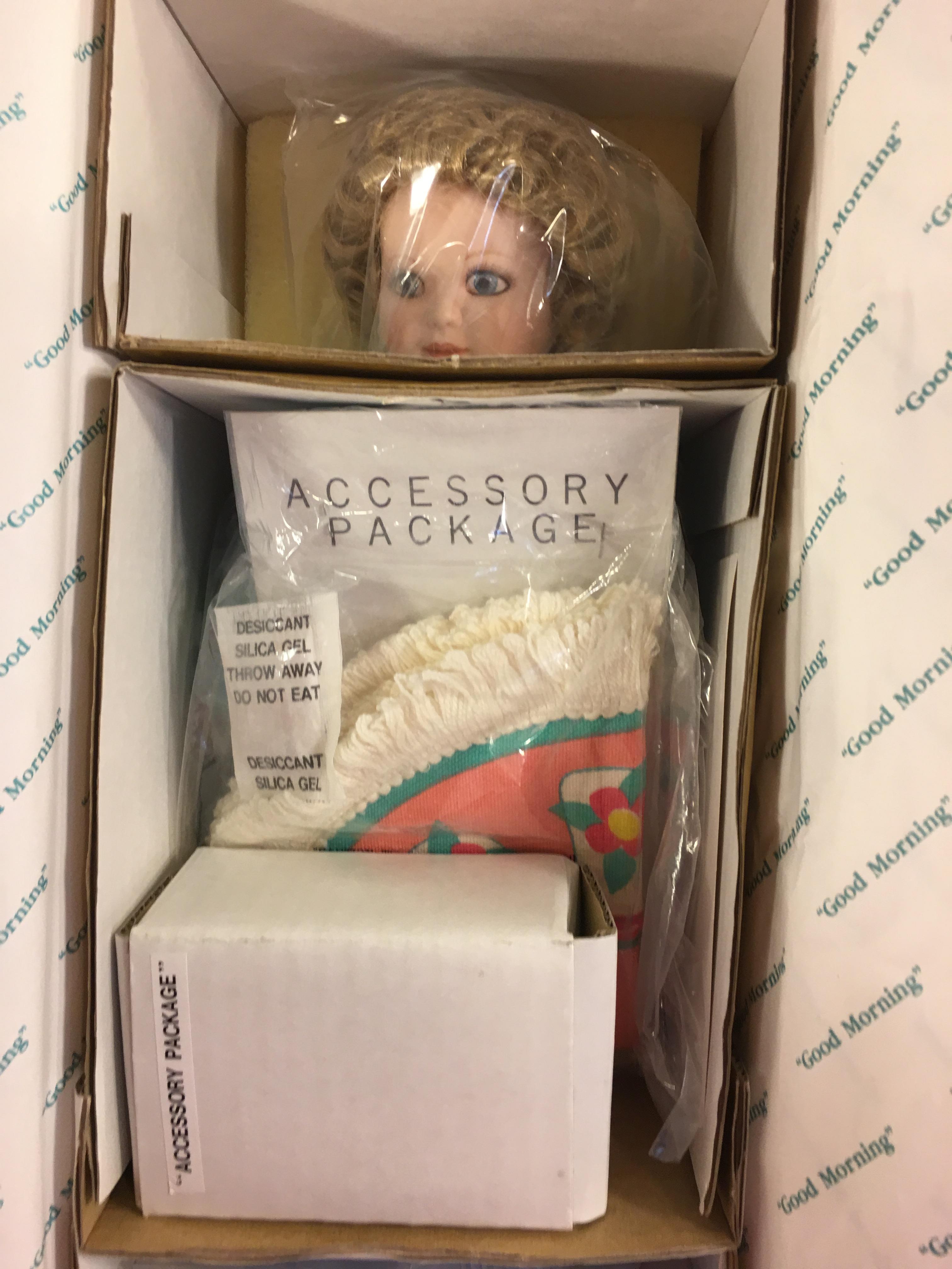 Collector Loose in Box Good Morning By Bessie Pease Cutmann Heritage Dolls 13"Tall Box