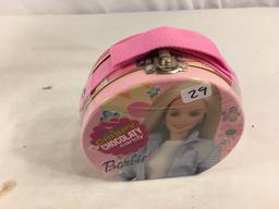 Collector Barbie Mattel New Sealed Plastic Tin Shoulder Lunch Box Size:5x5"