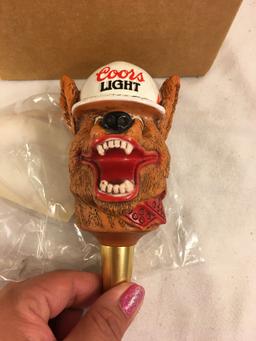 Collector New Coors Light Beerwolf Tapmaker Size:5.5"Tall