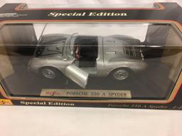 Collector NIP Maisto Special Edition Porsche 550 A Spyder 1955 1:18 Scale