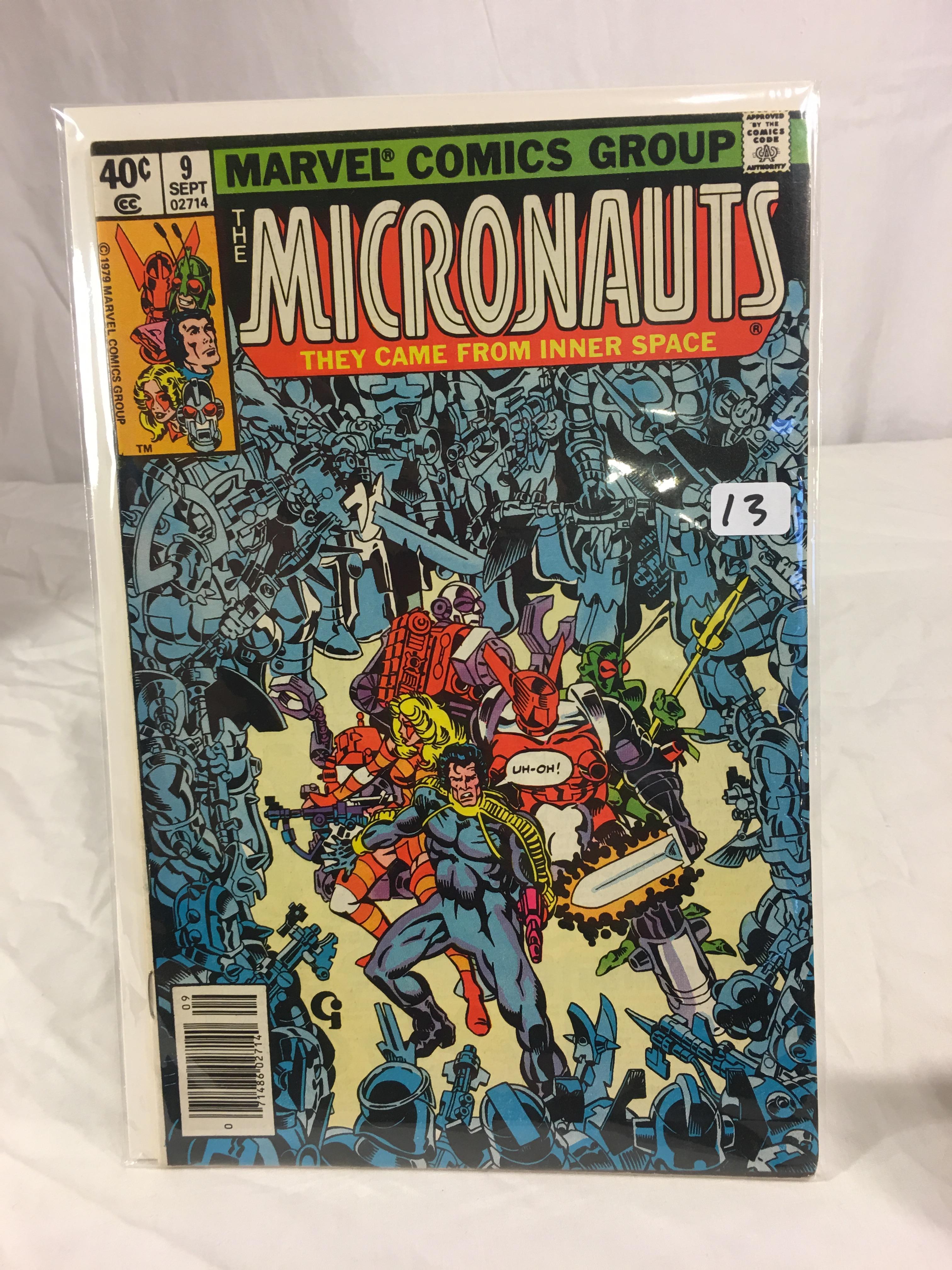 Collector Vintage Marvel Comics They Cane From Inner Space Micronauts Comic Book #9