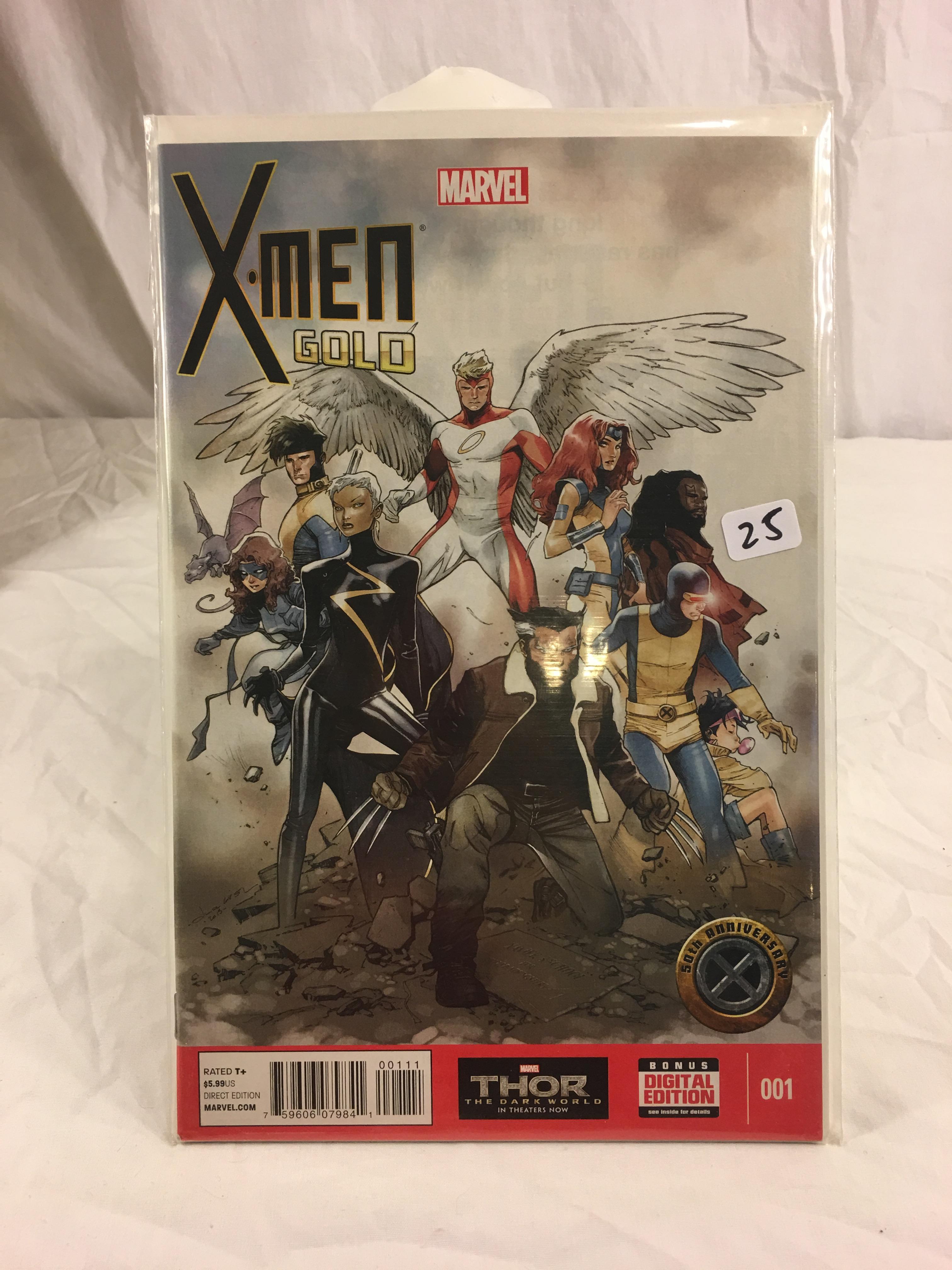 Collector Marvel Comics X-men Gold Comic Book #1