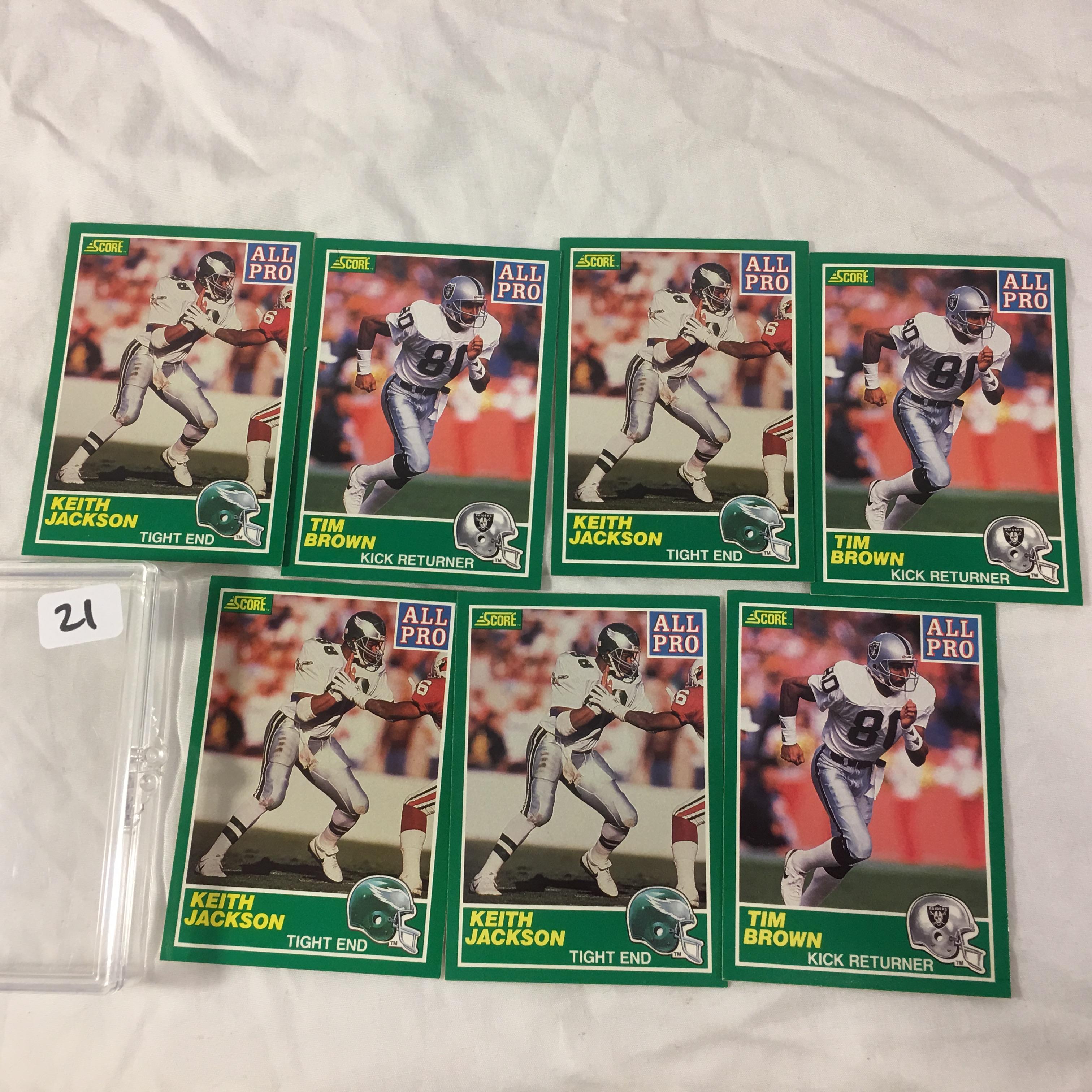 Lots Of Collector 1989 Score Sport Football Sport Cards - See Photos