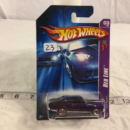 NIP Collector Hot wheels 1/64 Scale DieCast Metal & Plastic Parts Red Line 1968 Nova 3/5 Car