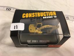 NIB Collector Construction Mini's DieCast  Norcost Metal "Cat' 315C Excavation