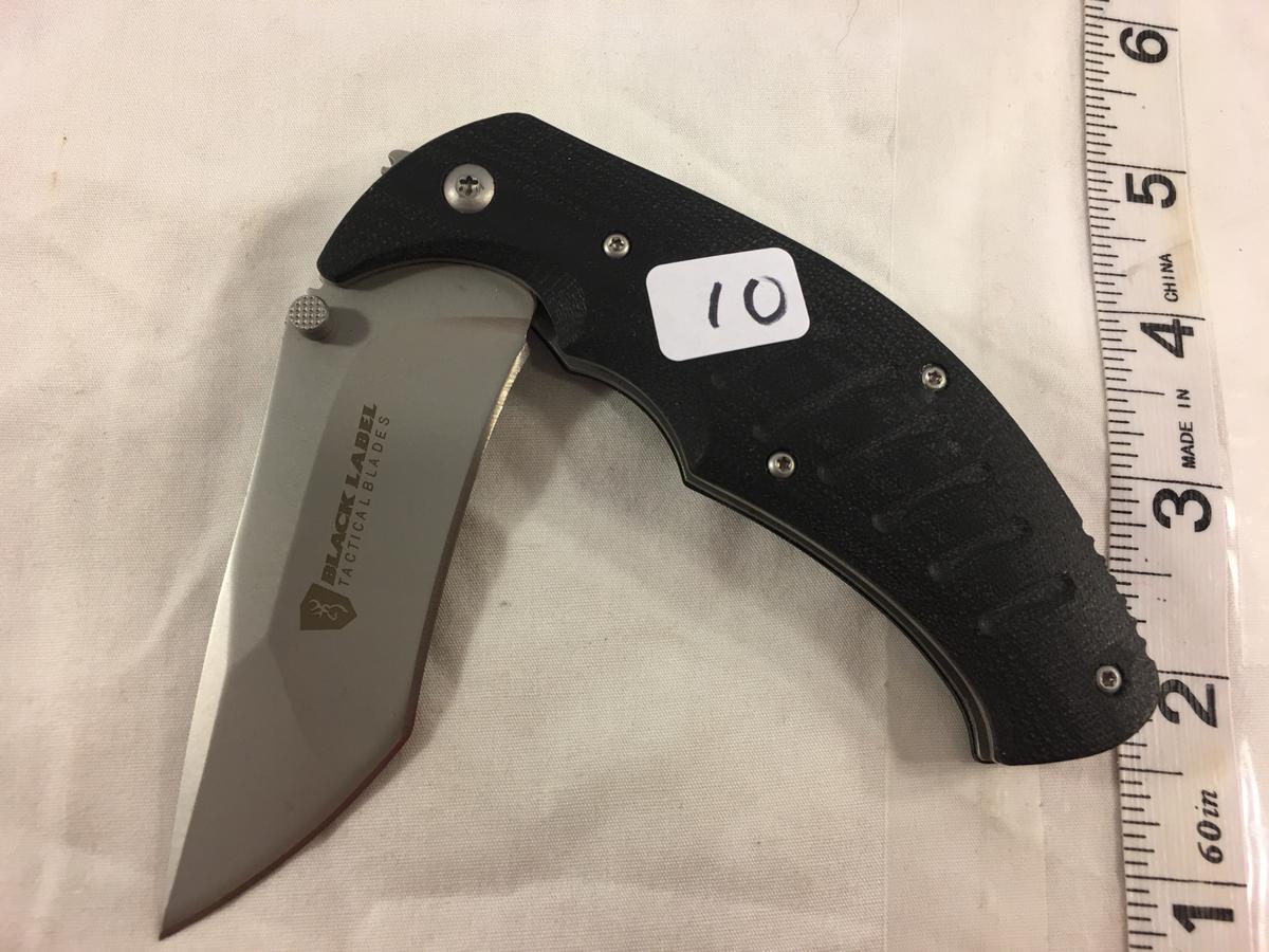 Collector Black Label Tactical Blades Folded Knive Pocket Knife Size:4.1/2"